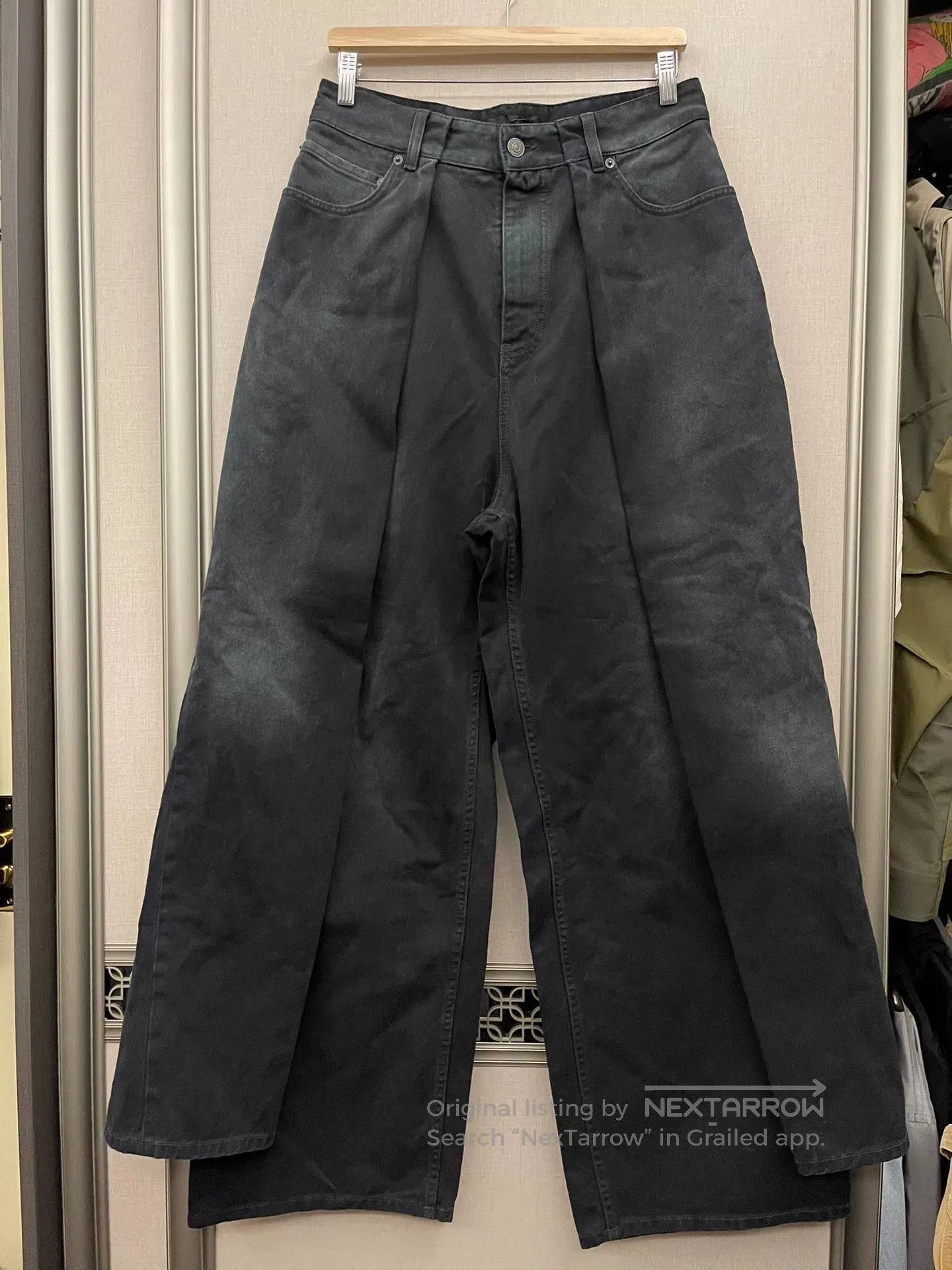 Balenciaga balenciaga baggy black wide. Size US 26 / EU 42 - 1 Thumbnail