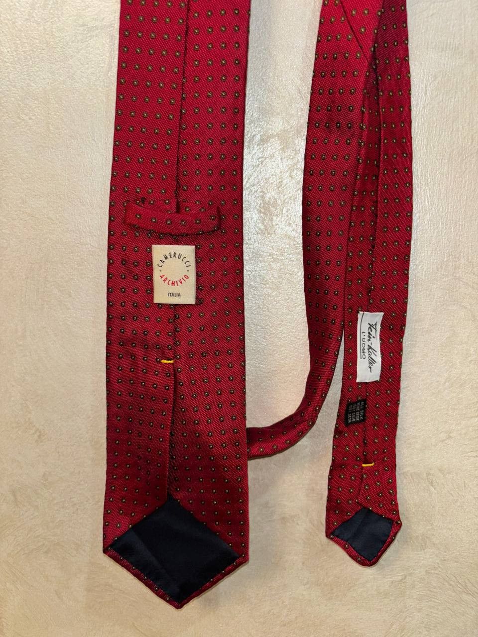 Vintage Camerucci Archivio ITALIA vintage tie of 100% silk, Italy Size ONE SIZE - 10 Thumbnail