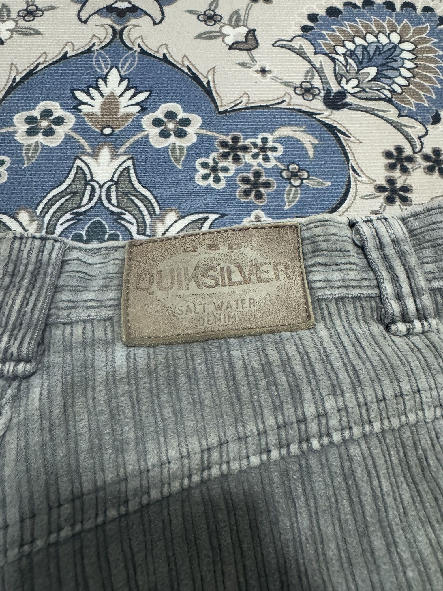 Quicksilver × Vintage Vintage 90 Quicksilver Salt Water Corduroy Surf skate Pants Size US 28 / EU 44 - 6 Thumbnail