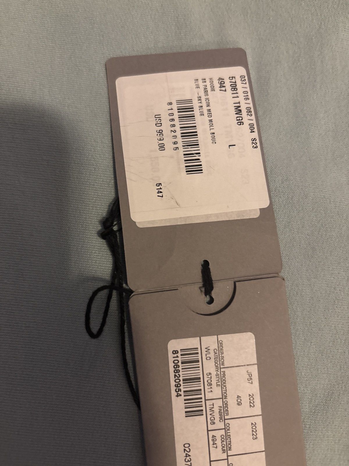 Balenciaga Balenciaga bb logo hoodie Size US L / EU 52-54 / 3 - 4 Thumbnail