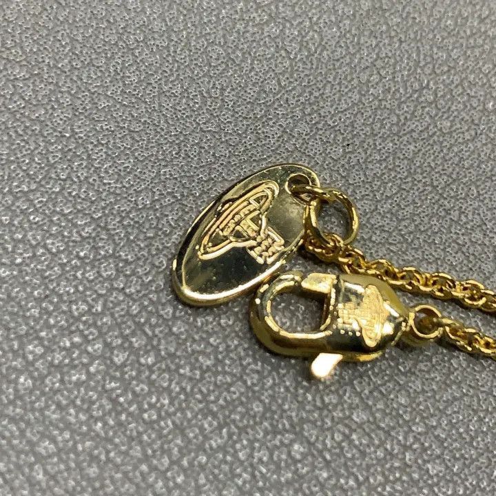 Vivienne Westwood Vivienne Westwood Gold Embellished Alloy Necklace Size ONE SIZE - 4 Thumbnail