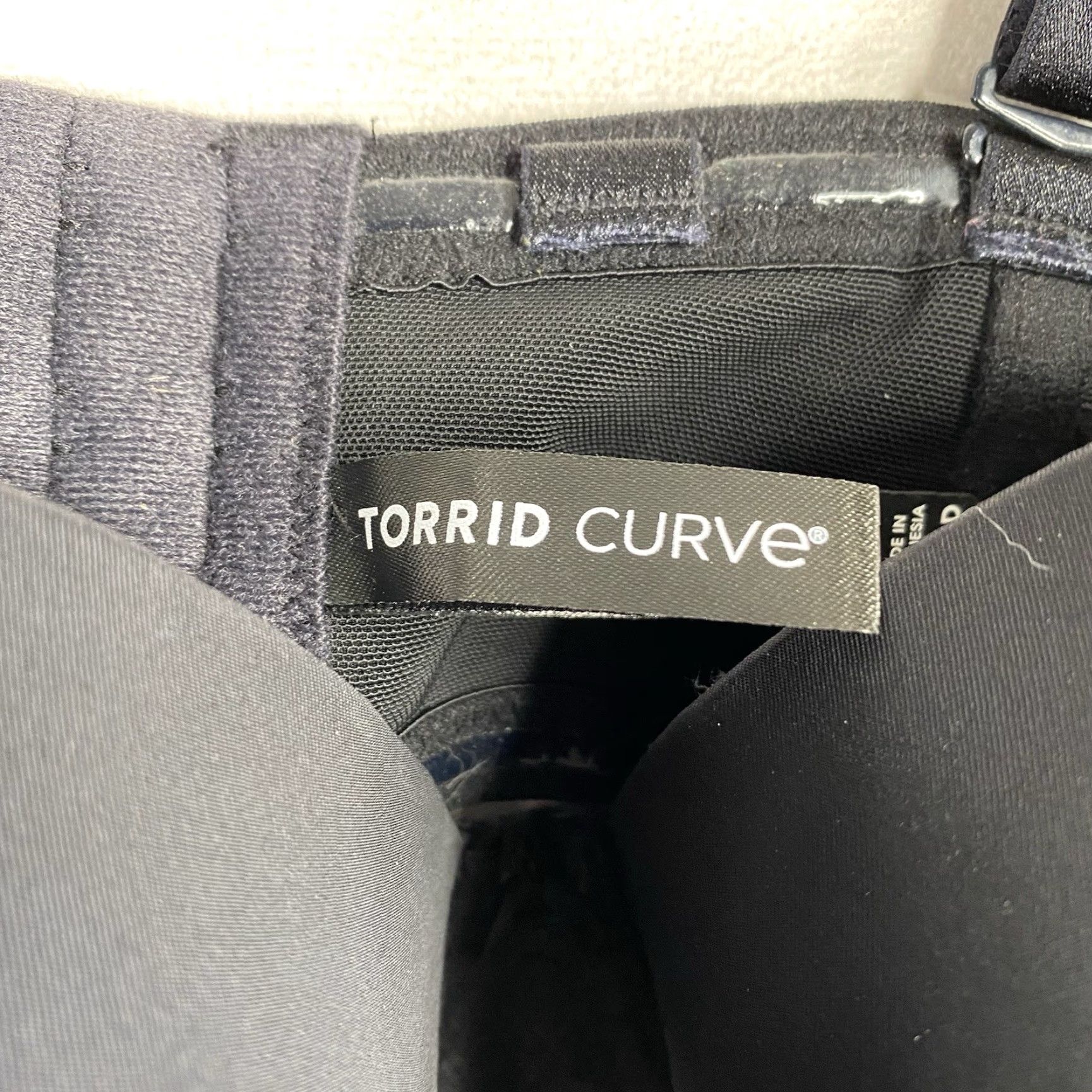 Torrid Torrid Underwire Bra 46DDD Black Lace Floral Push Up Padded Strappy Women Adult Size ONE SIZE - 5 Thumbnail