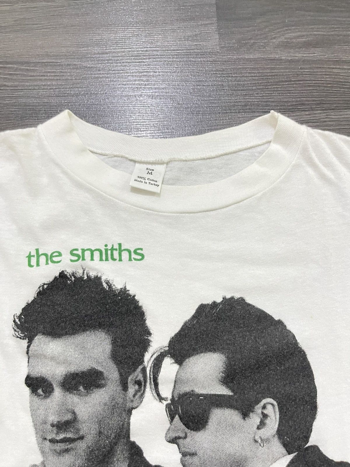 Band Tees Vintage Morrissey and Johnny Mar The Smiths t shirt indie Size US M / EU 48-50 / 2 - 4 Thumbnail