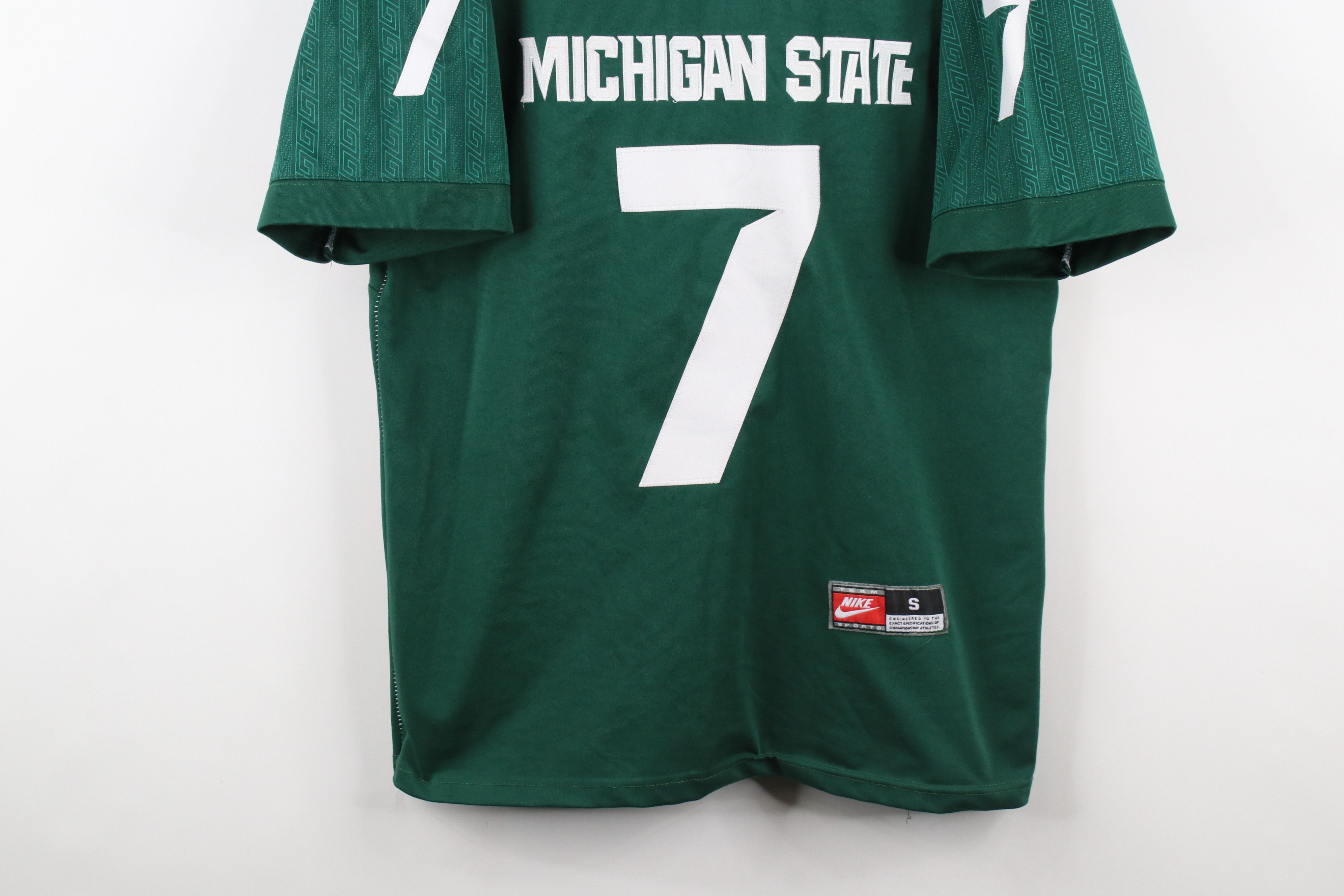 Nike × Vintage Vintage Y2K Nike Michigan State University Football Jersey Size US S / EU 44-46 / 1 - 3 Thumbnail