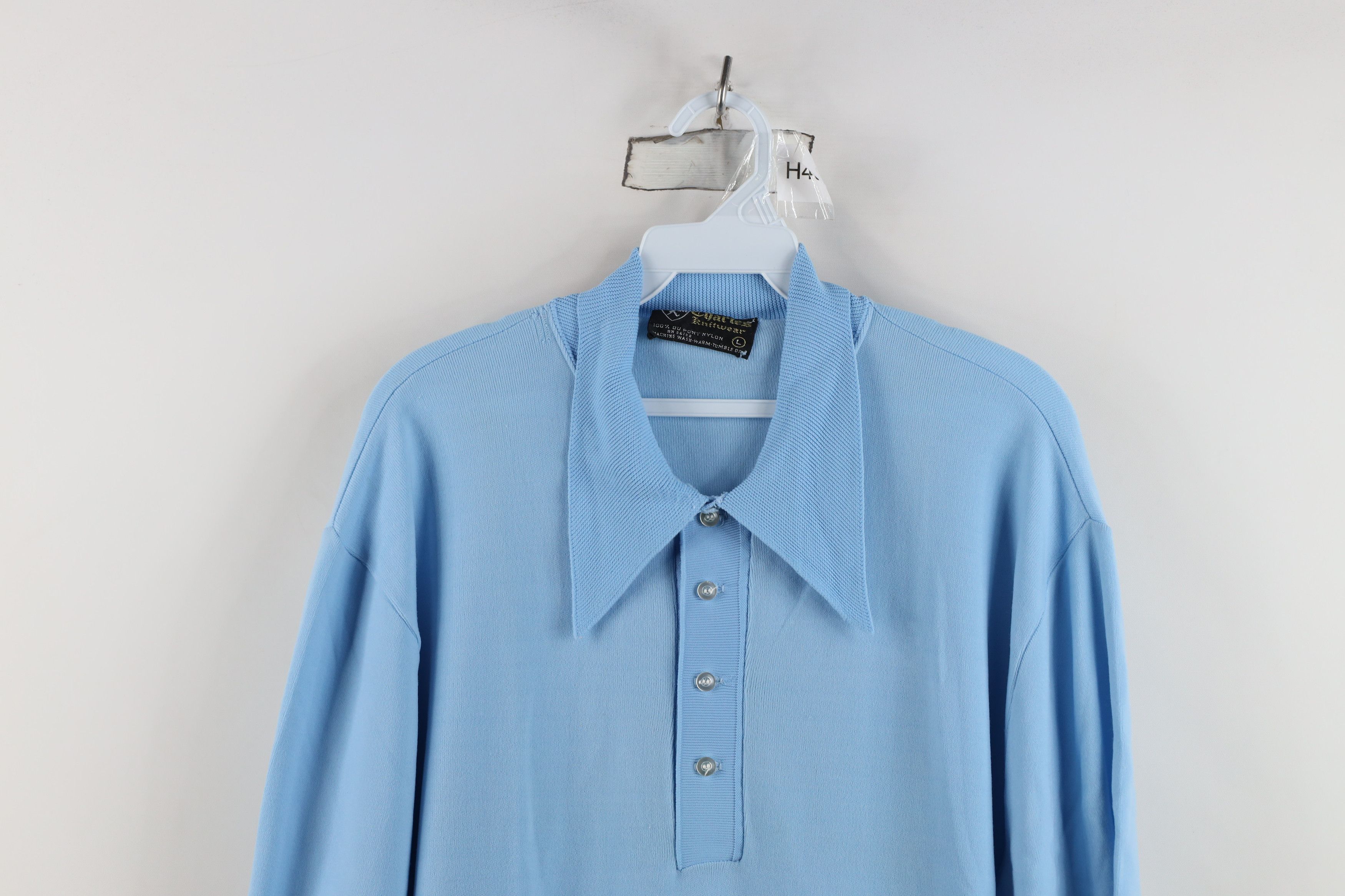 Vintage Vintage 60s 70s Streetwear Collared Pullover Polo Shirt USA Size US L / EU 52-54 / 3 - 2 Thumbnail