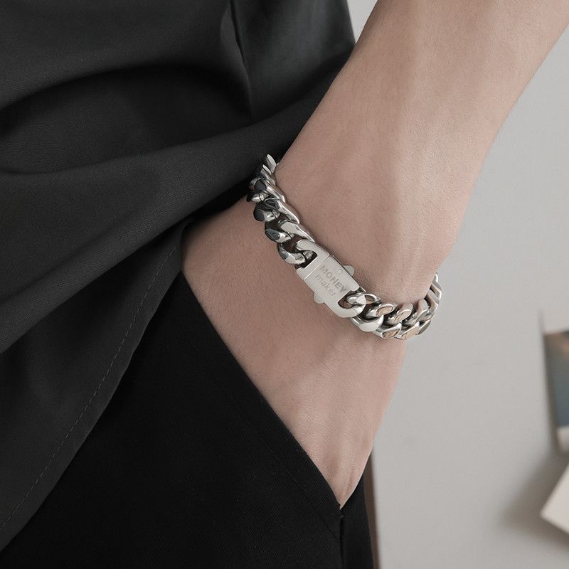 Jewelry Cuban New Design Bracelet Y2K Punk Chain Bracelets Chains Size ONE SIZE - 1 Preview