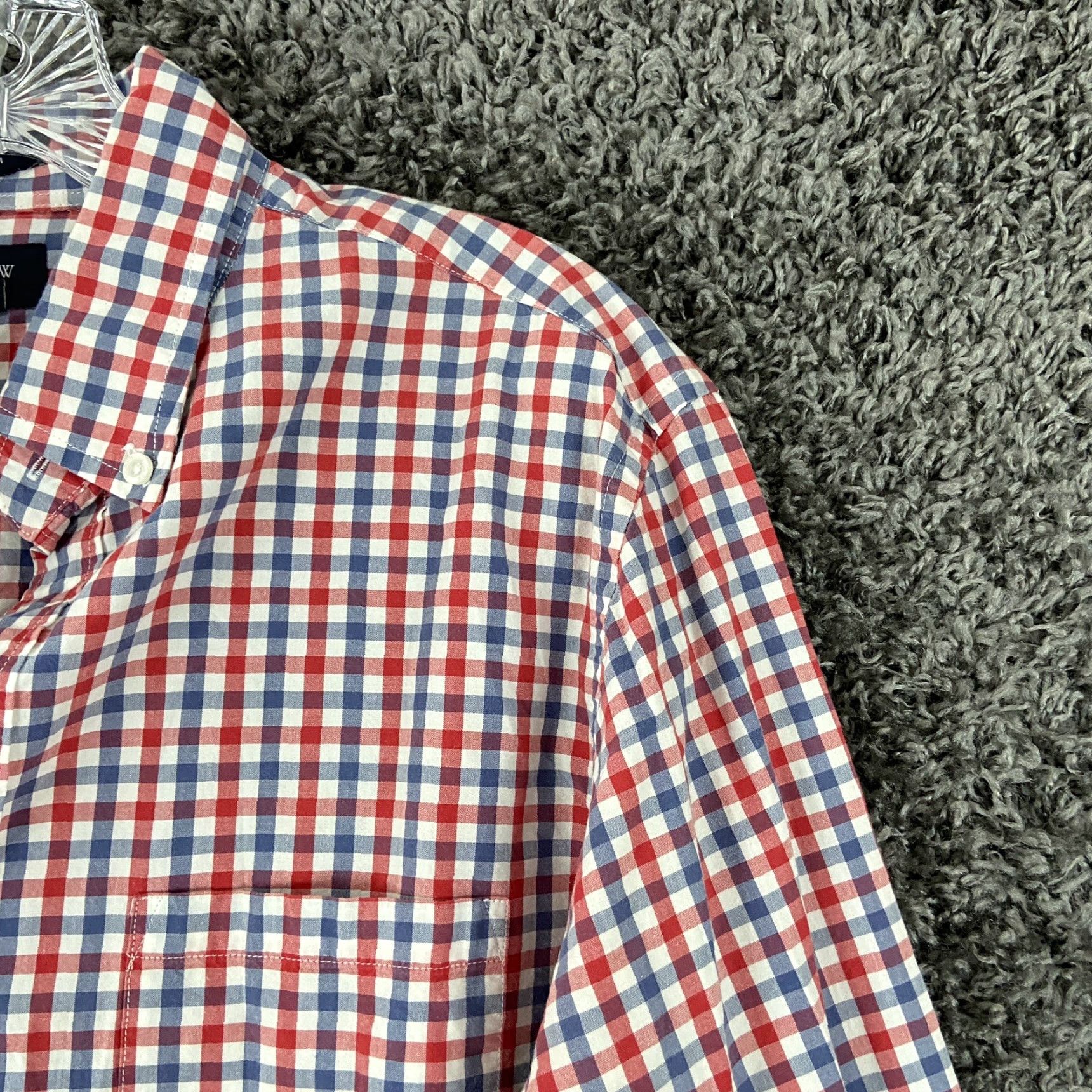 J.Crew J. Crew Button-Up Shirt Plaid Long Sleeve Men’s M Blue Red Multicolor Cotton Shirt Size US M / EU 48-50 / 2 - 4 Thumbnail