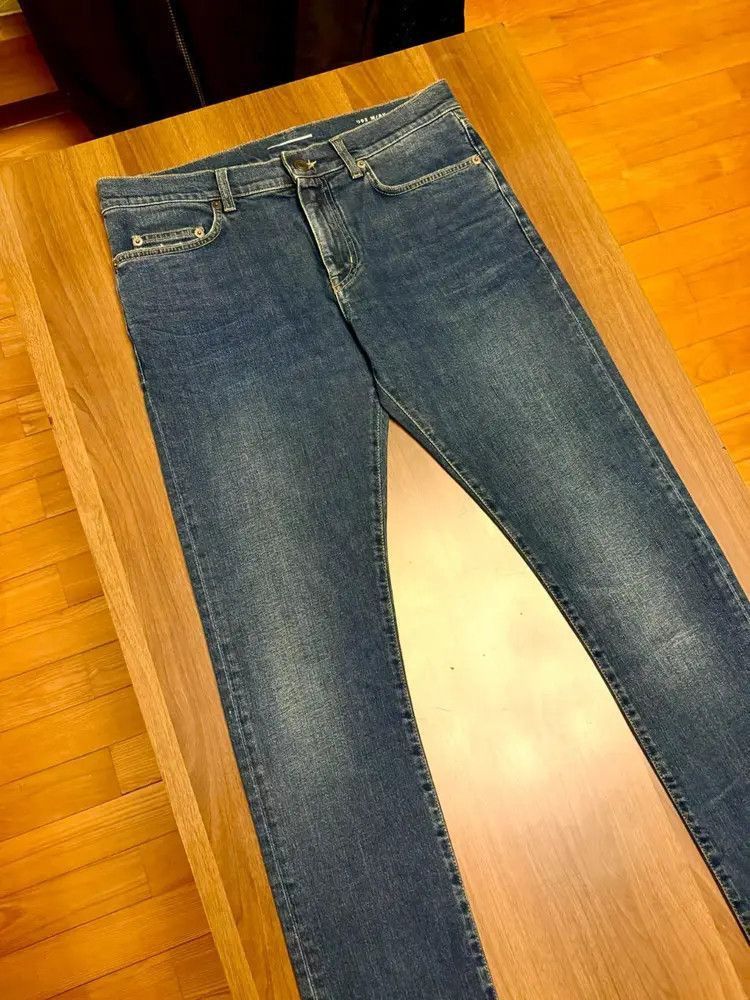 Saint Laurent Paris Saint Laurent Paris by Hedi 14AW Elastic Basic Denim-2507 Size US 31 - 2 Thumbnail