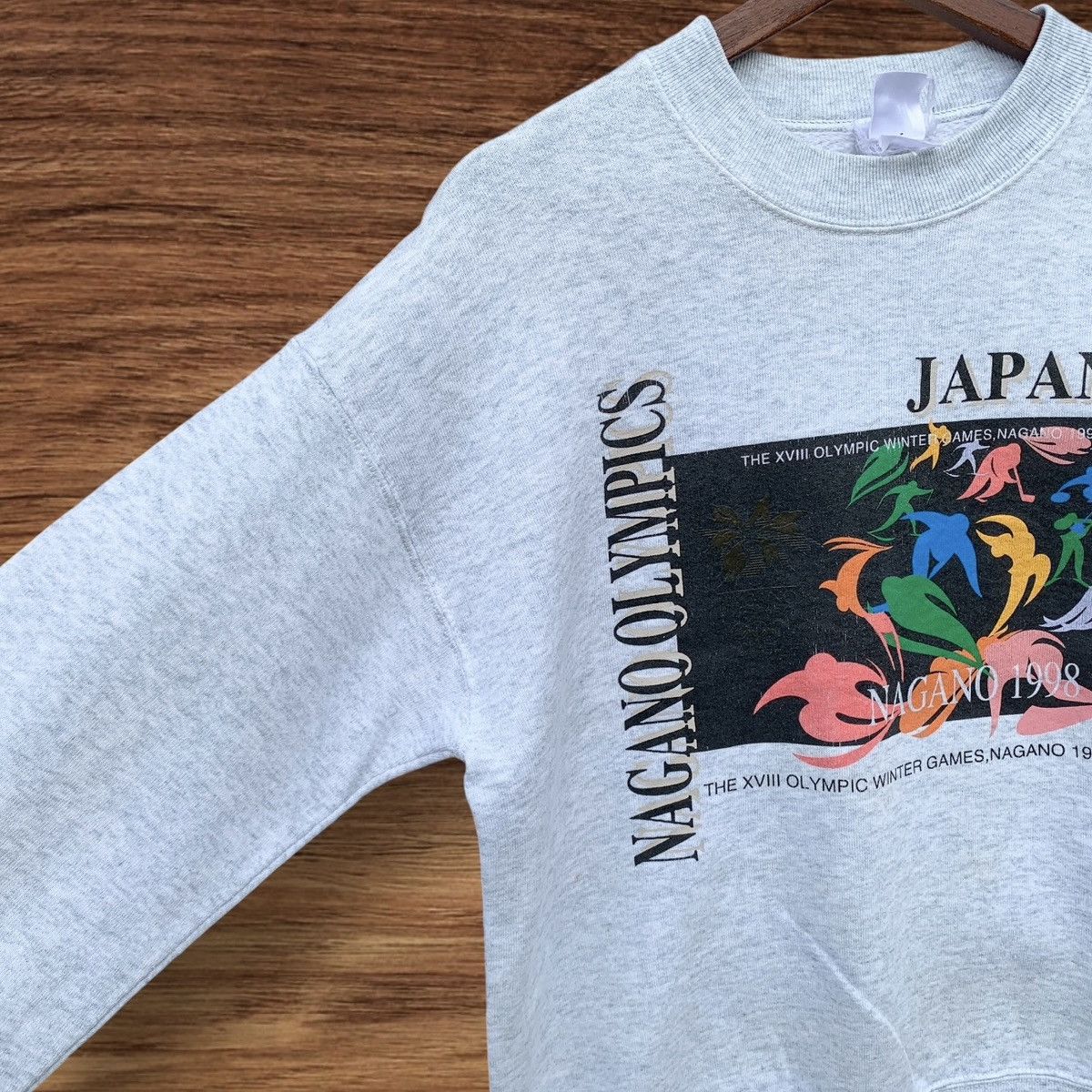 Mizuno × USA Olympics × Vintage Vintage 90s Mizuno Olympic Winter Game NAGANO 1998 Crewneck Size US S / EU 44-46 / 1 - 5 Thumbnail