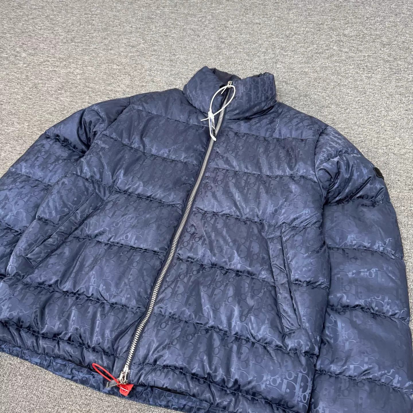 Dior Dior Navy Oblique Logo Patch Down Jacket 46 99 New Size US S / EU 44-46 / 1 - 3 Thumbnail