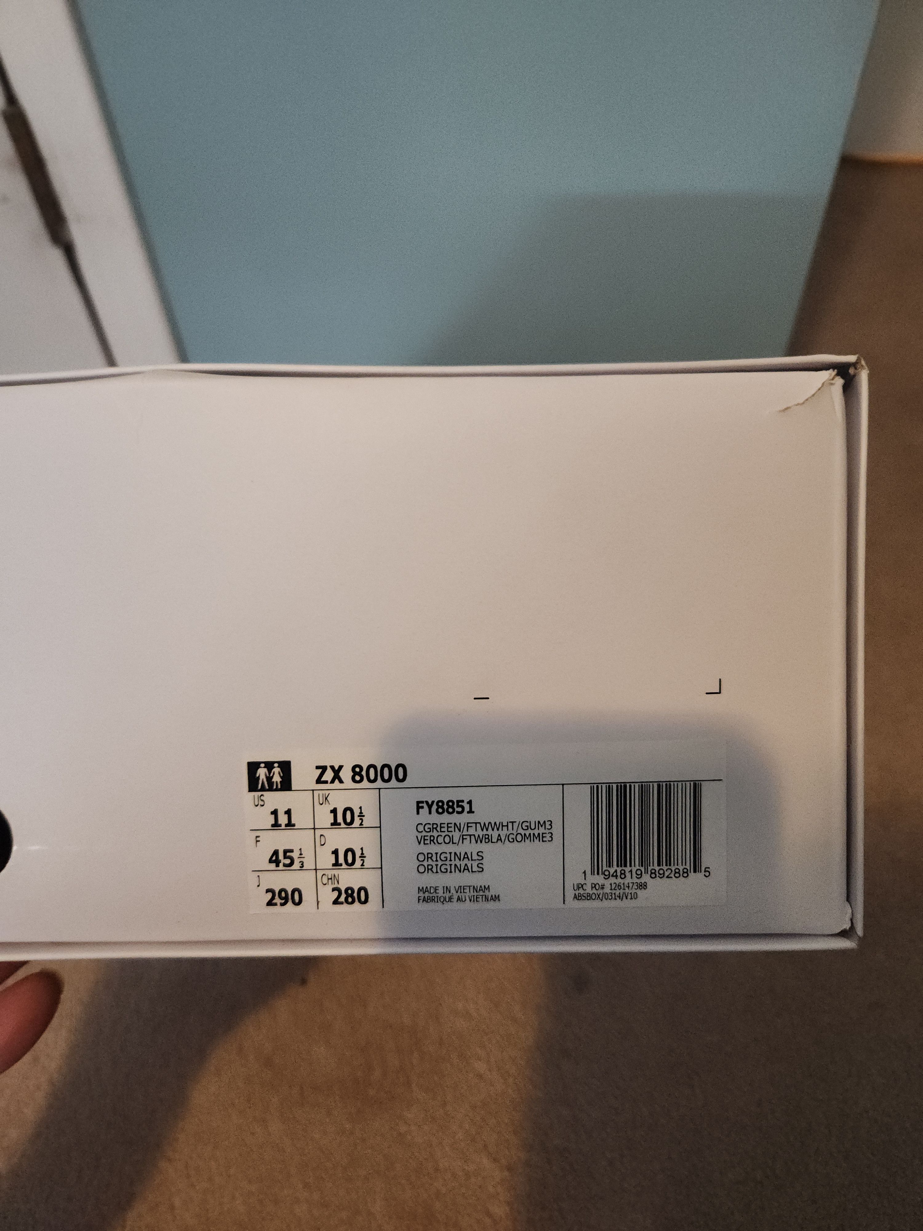 Adidas × Bape × Undefeated Adidas ZX 8000 Size US 11 / EU 44 - 9 Thumbnail