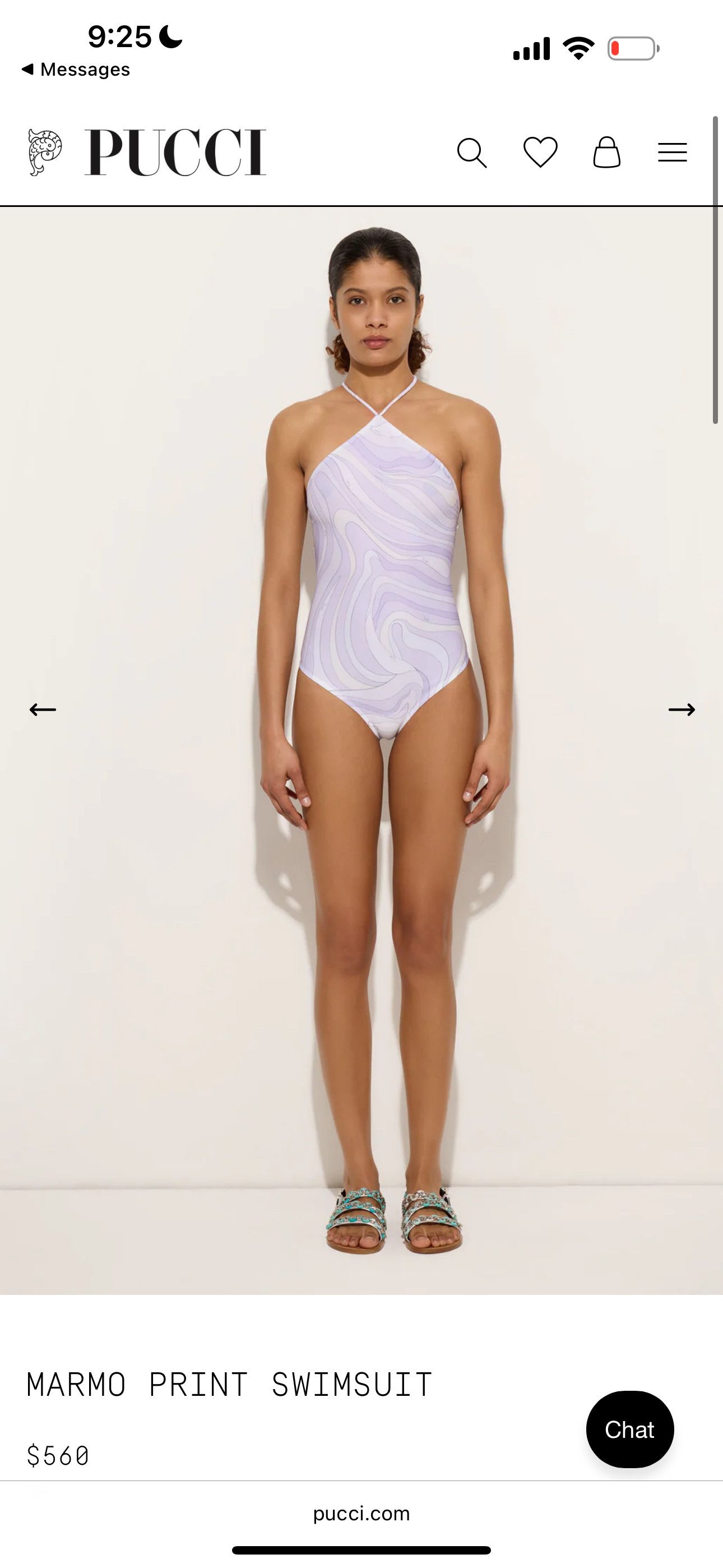 Emilio Pucci Emilio PUCCI Marmo Print Bathing Suit SMALL w/ Hair Clips Size S / US 4 / IT 40 - 15 Thumbnail