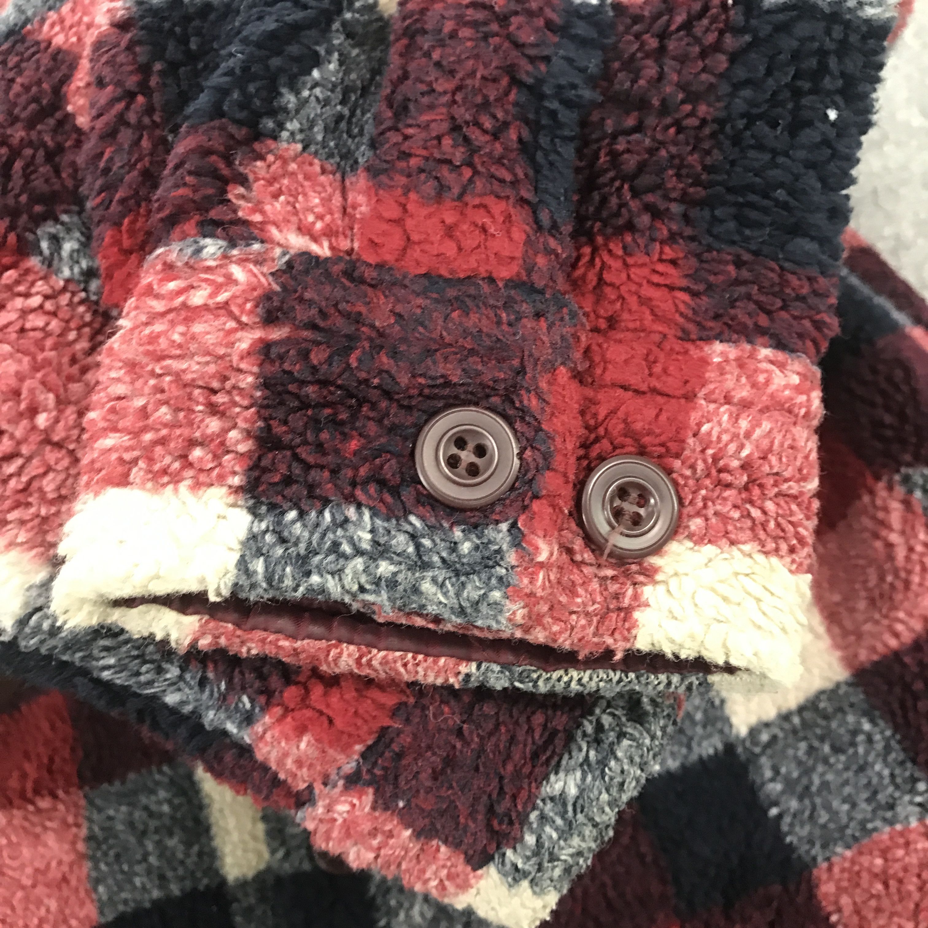 Japanese Brand Rare drug store's sherpa fleece button jacket Size US M / EU 48-50 / 2 - 7 Thumbnail