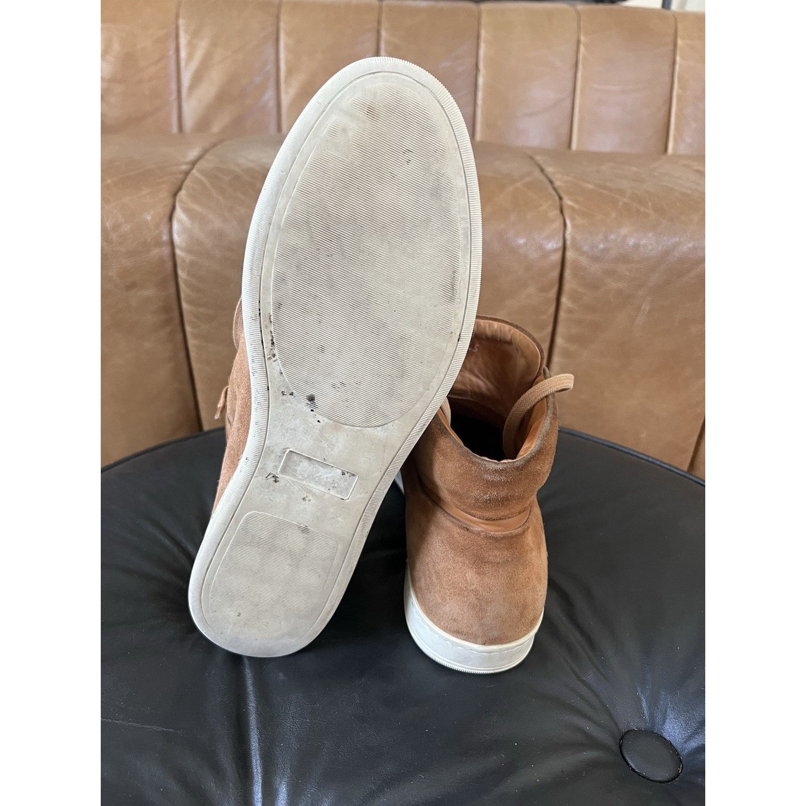 Other Lavati Brown Italian Leather Sneackers US 11 Size US 11 / EU 44 - 7 Thumbnail