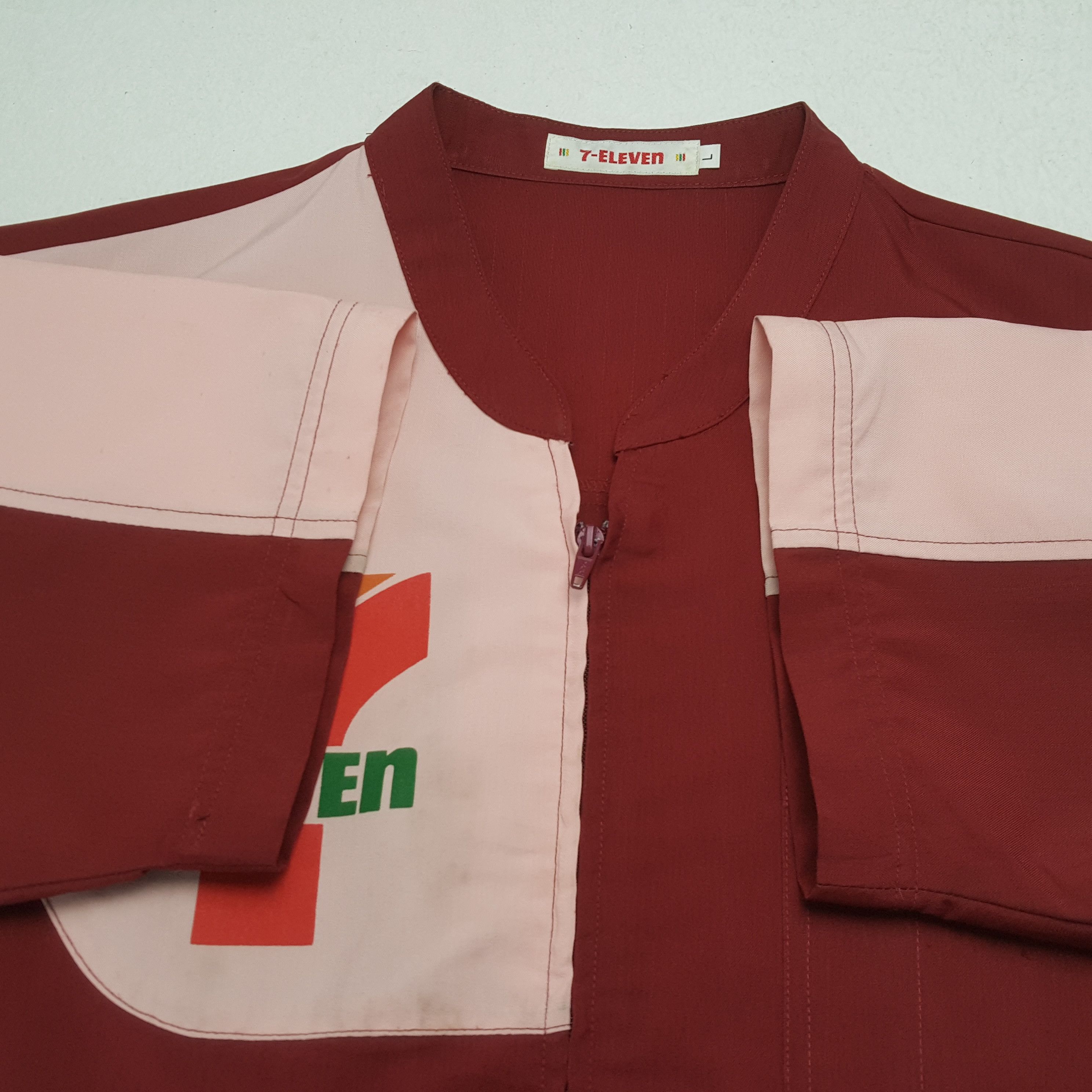 Japanese Brand × Vintage 7 ELEVEn Japanese Workers Uniform Jacket Size US L / EU 52-54 / 3 - 8 Thumbnail