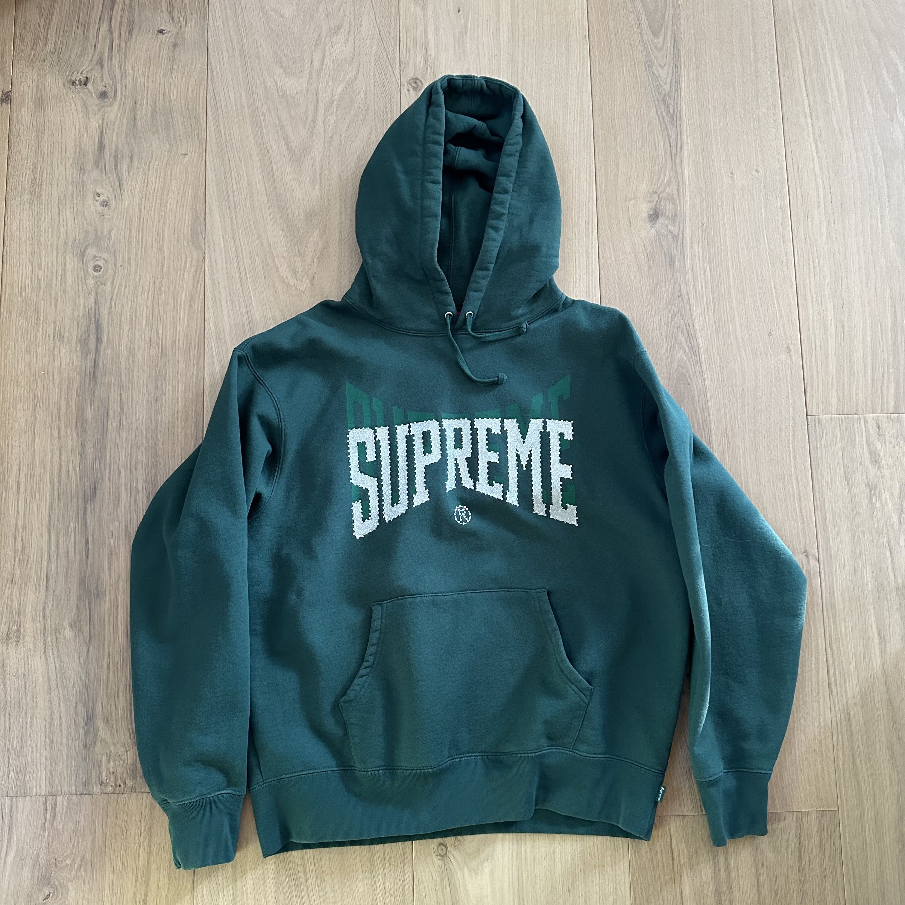 Supreme Supreme FW22 Rhinestone Shadow Hooded Sweatshirt Hoodie