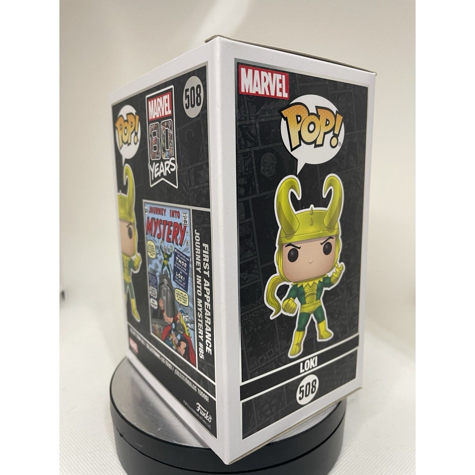 Marvel Comics Funko POP Marvel 80 Years: Loki #508, Marvel Collector Corps Size ONE SIZE - 6 Thumbnail