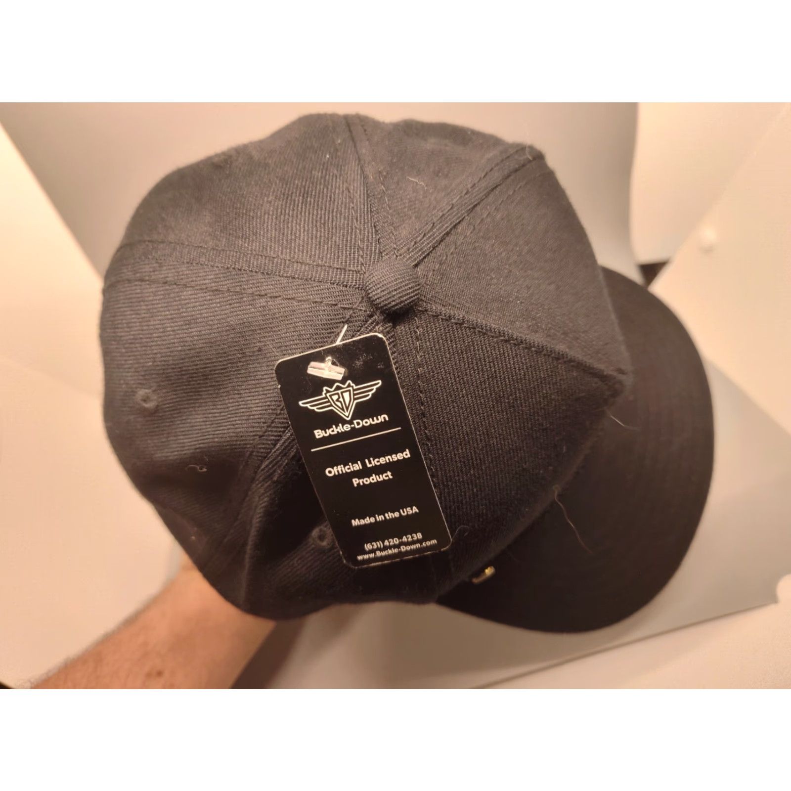 Ford Vintage Ford Buckledown Trucker Snapback Hat Black Wool Blend Cars Licensed Mens Adjustable Size ONE SIZE - 4 Thumbnail
