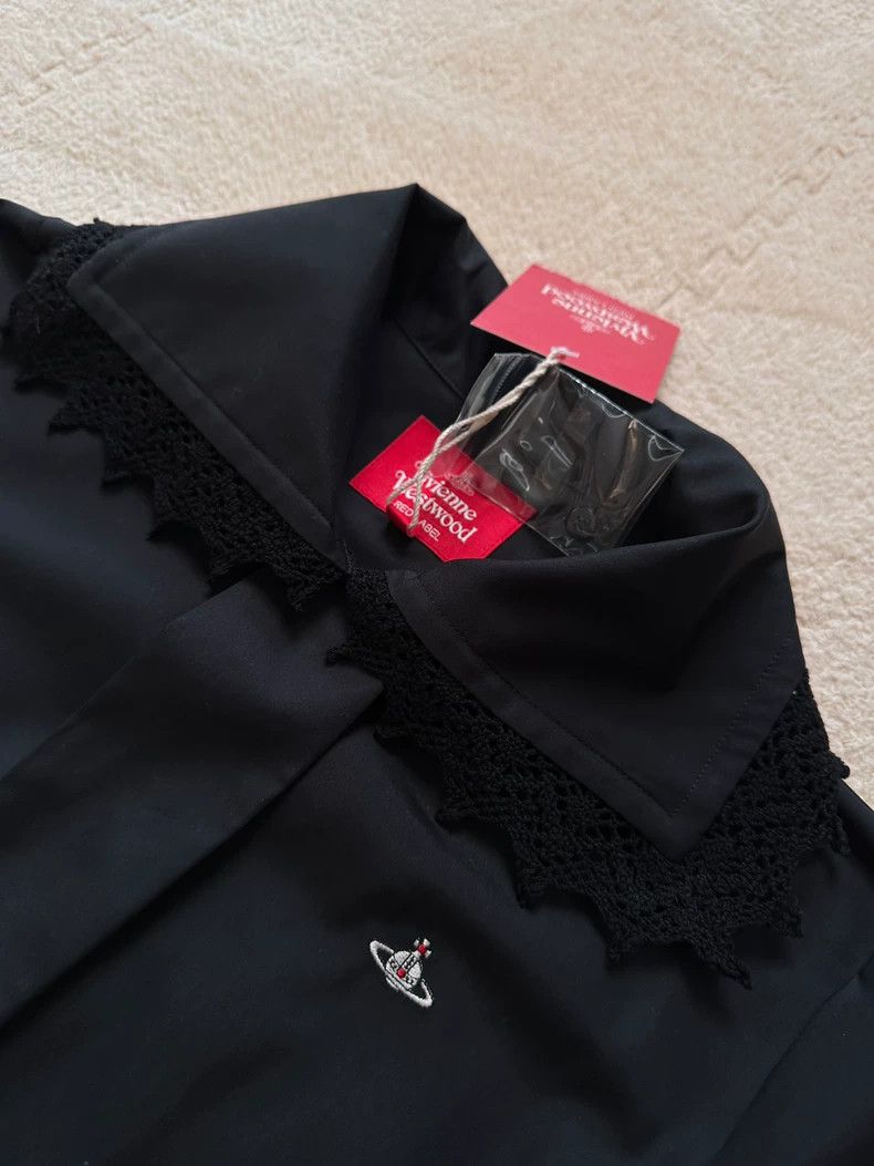 Vivienne Westwood Vivienne Westwood Black collar shirt Size M / US 6-8 / IT 42-44 - 2 Thumbnail
