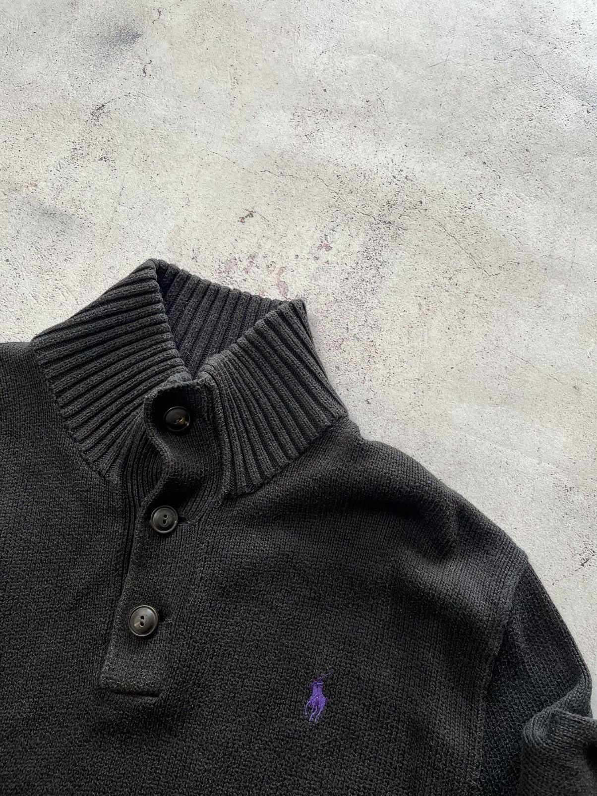 Polo Ralph Lauren Polo Ralph Lauren Vintage Black Men’s Sweater size M Size US M / EU 48-50 / 2 - 2 Thumbnail