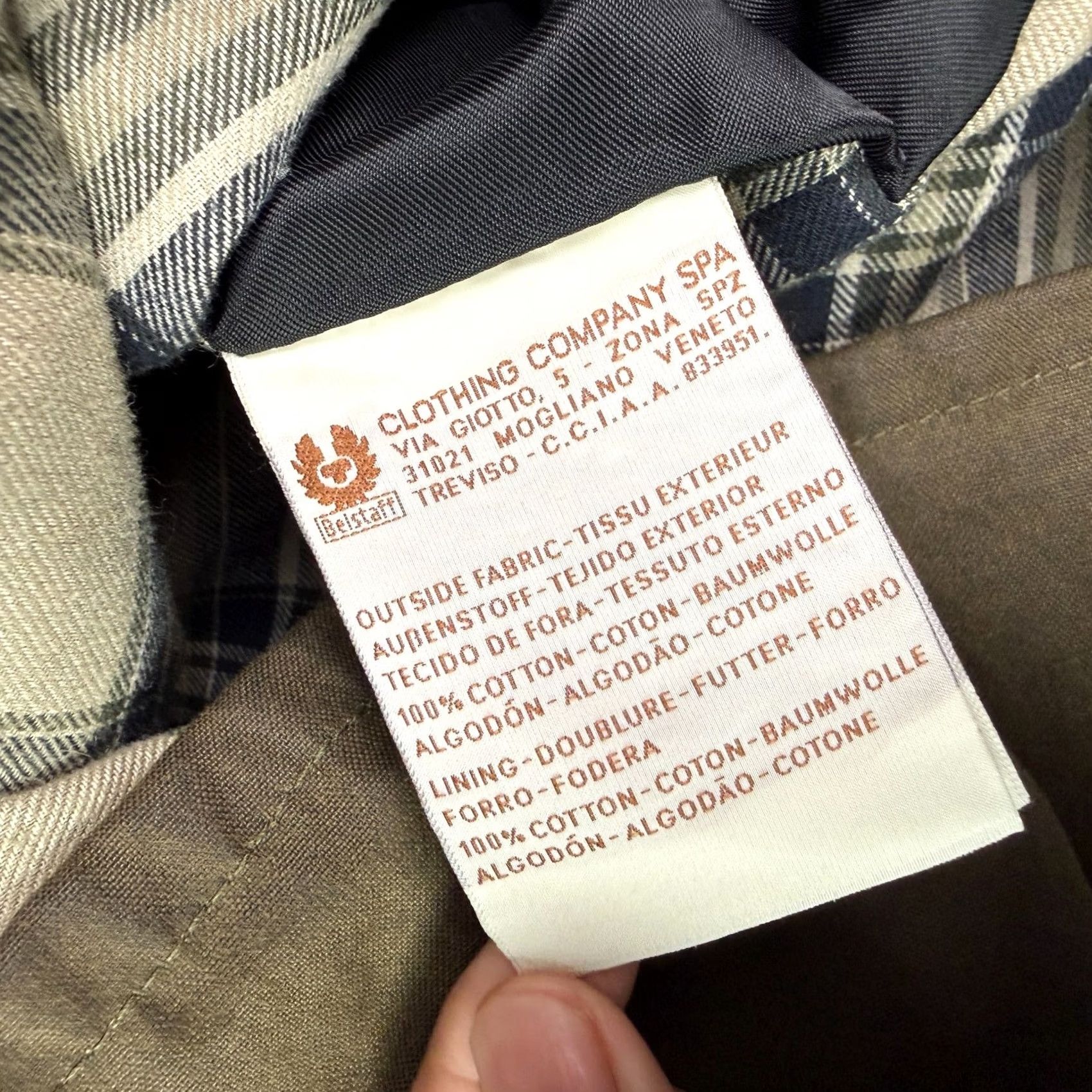 Belstaff Belstaff Fieldmaster Waxed Jacket Mens Large Olive Belted Cotton Italy Size US L / EU 52-54 / 3 - 5 Thumbnail