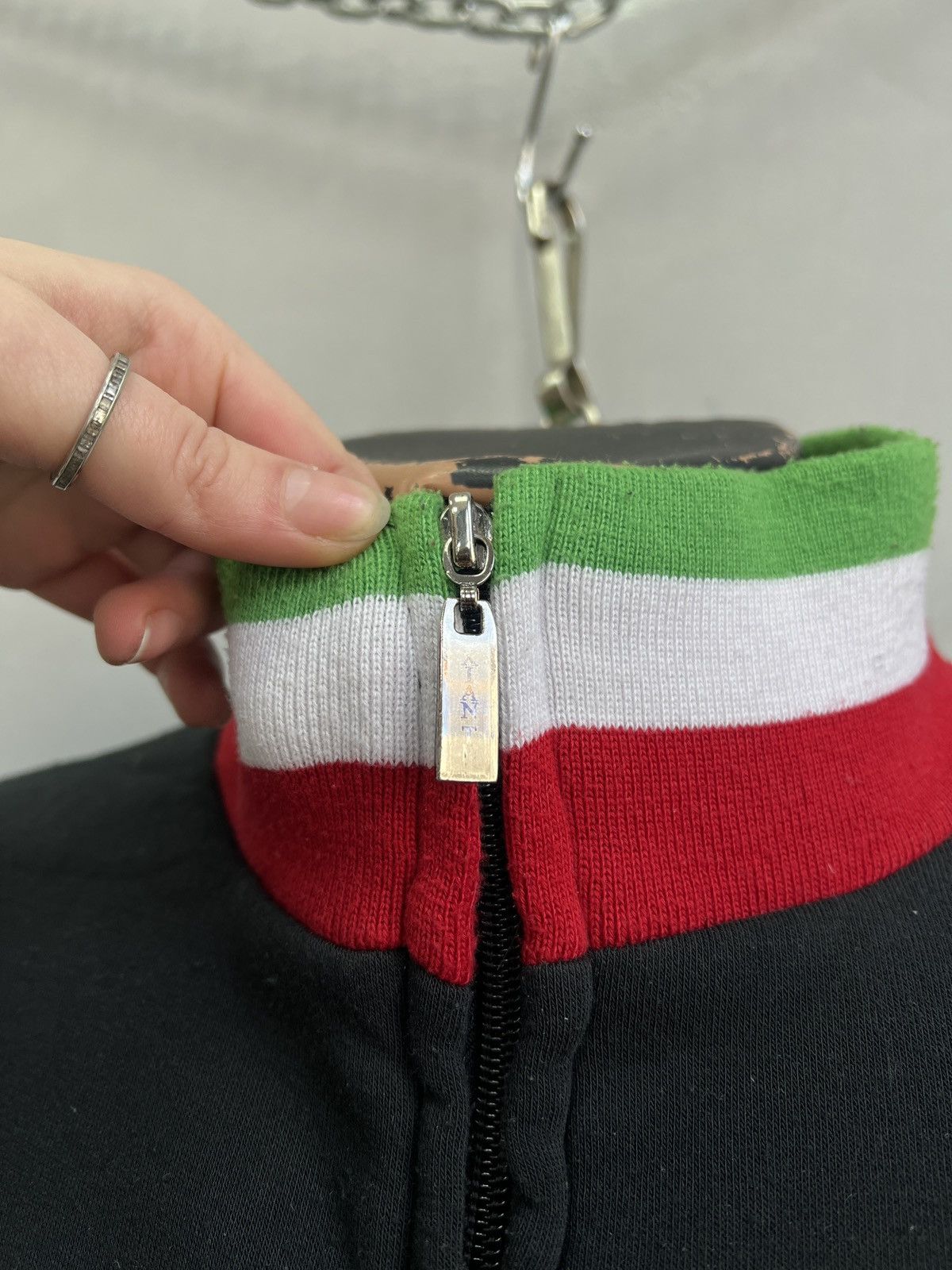 Adidas Adidas style retro blokecore AC Milan zip track sweatshirt Size US L / EU 52-54 / 3 - 9 Thumbnail