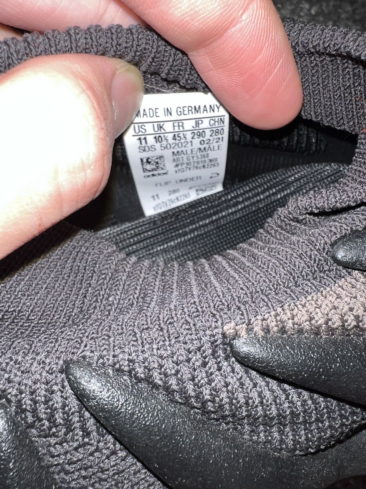 Adidas Adidas Yeezy 450 dark slate Size US 11 / EU 44 - 7 Thumbnail
