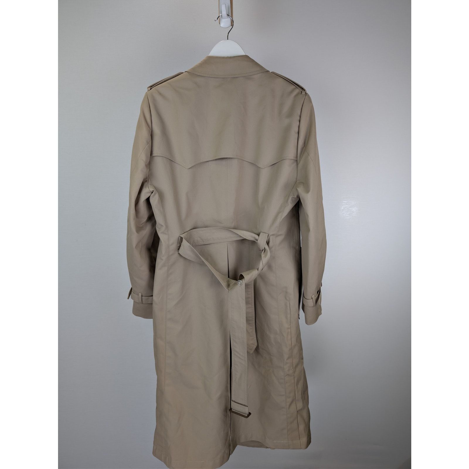 Dior o1rshd1 CC20 Long Trench Coat in Beige Size US L / EU 52-54 / 3 - 10 Thumbnail