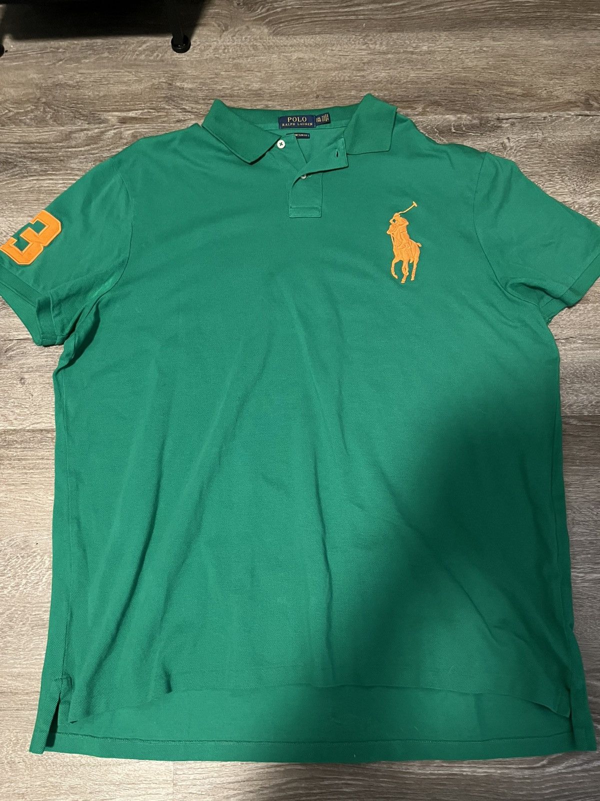 Polo Ralph Lauren Green vintage polo Size US XXL / EU 58 / 5 - 1 Thumbnail