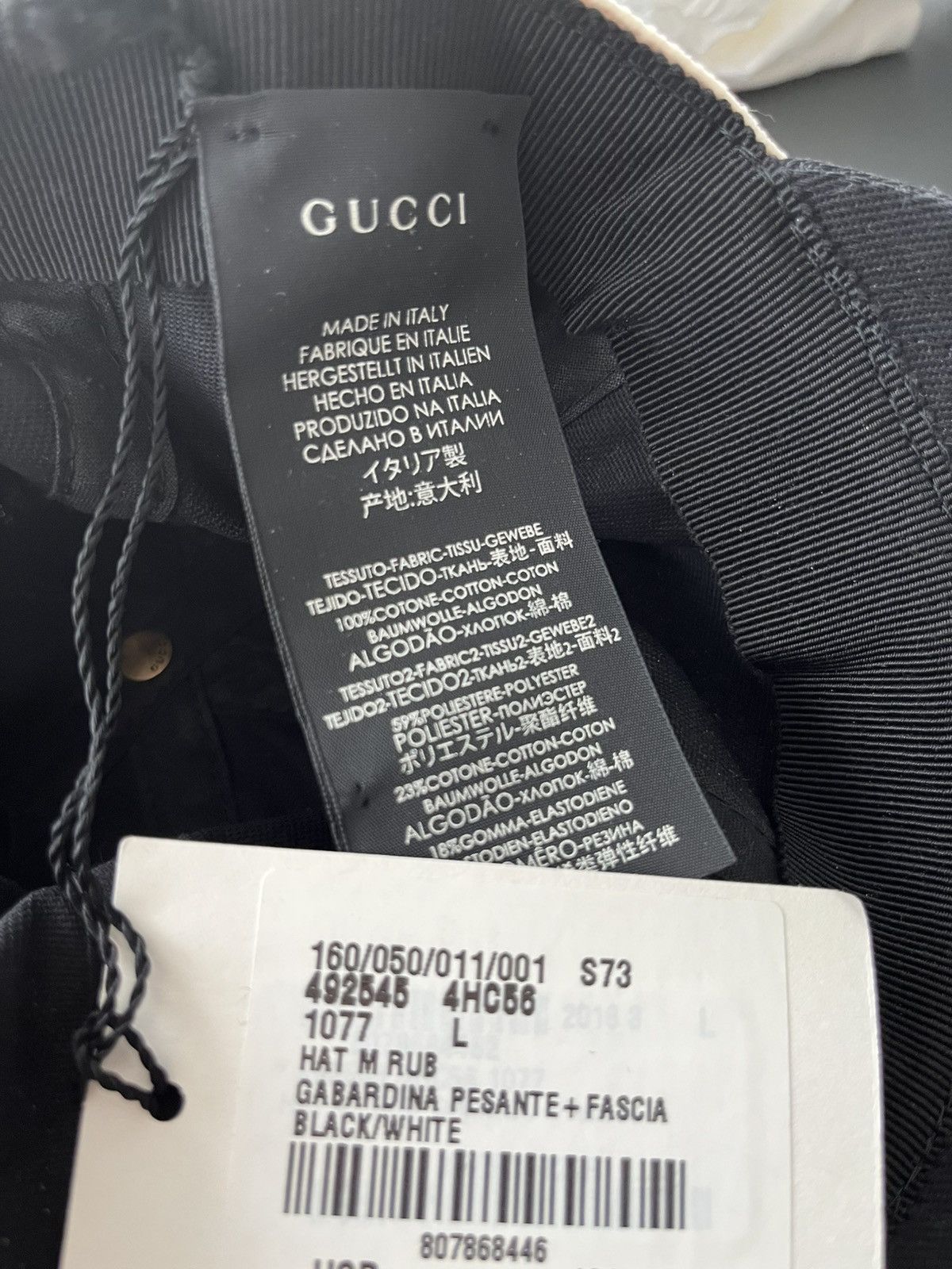 Gucci Gucci Runway Logo Baseball Hat Brand New Limited Edition Size ONE SIZE - 14 Thumbnail