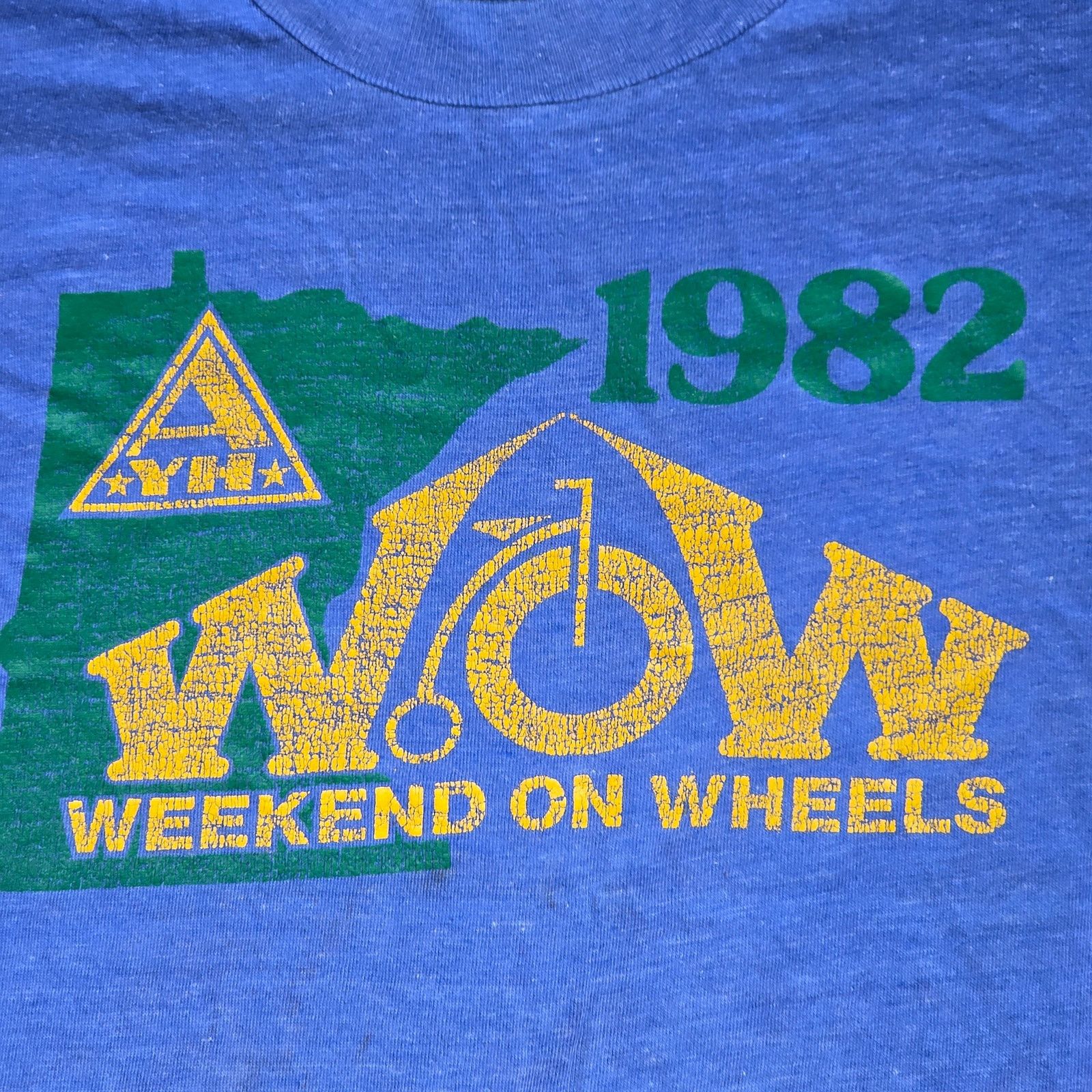 Vintage 1982 Weekend on Wheels Single Stitch Vintage Tee Size US L / EU 52-54 / 3 - 3 Thumbnail