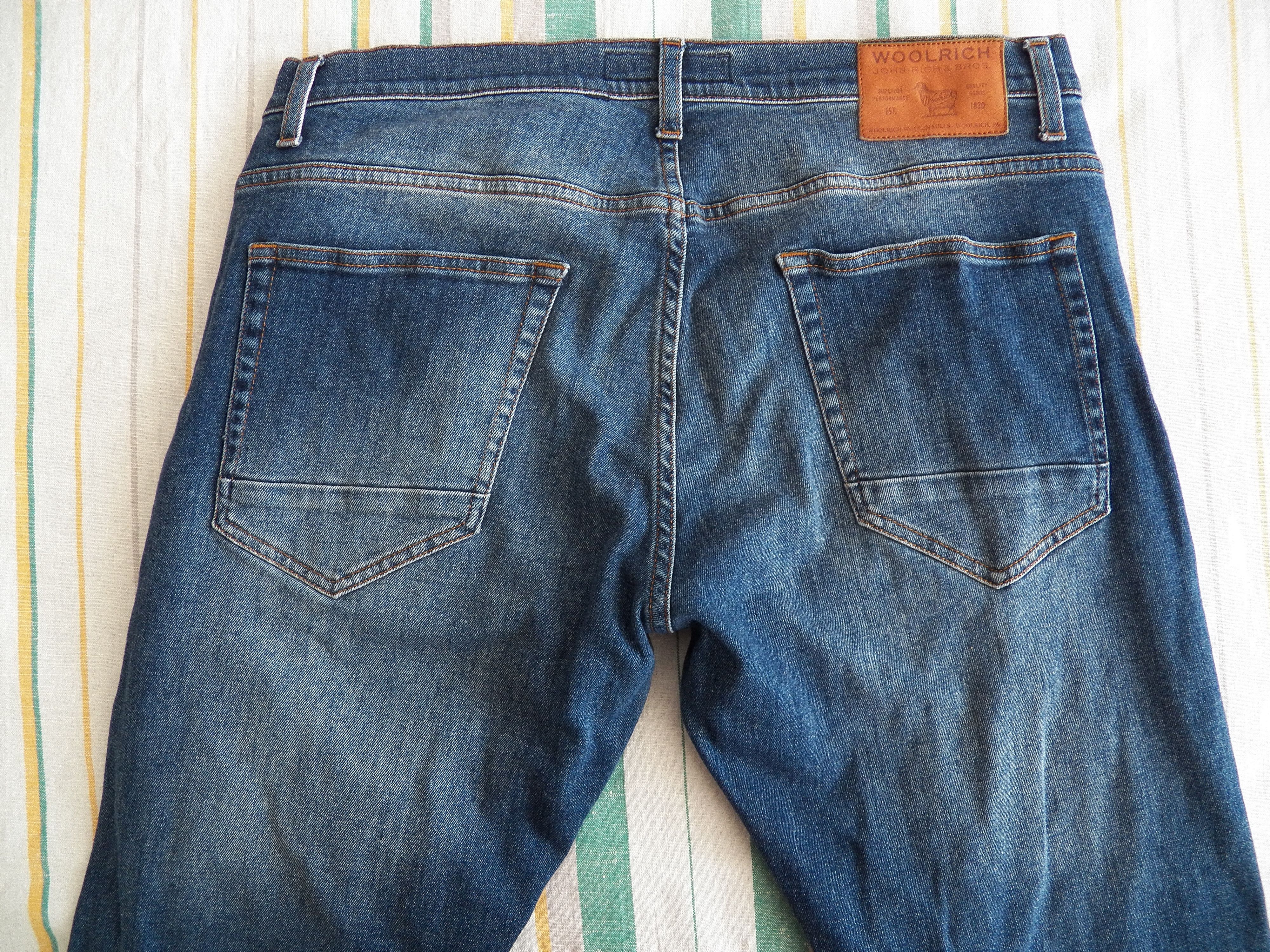 Woolrich Woolen Mills Woolrich Tapered Jeans W34 L32 Stretch Distressed Patch Size US 34 / EU 50 - 6 Thumbnail