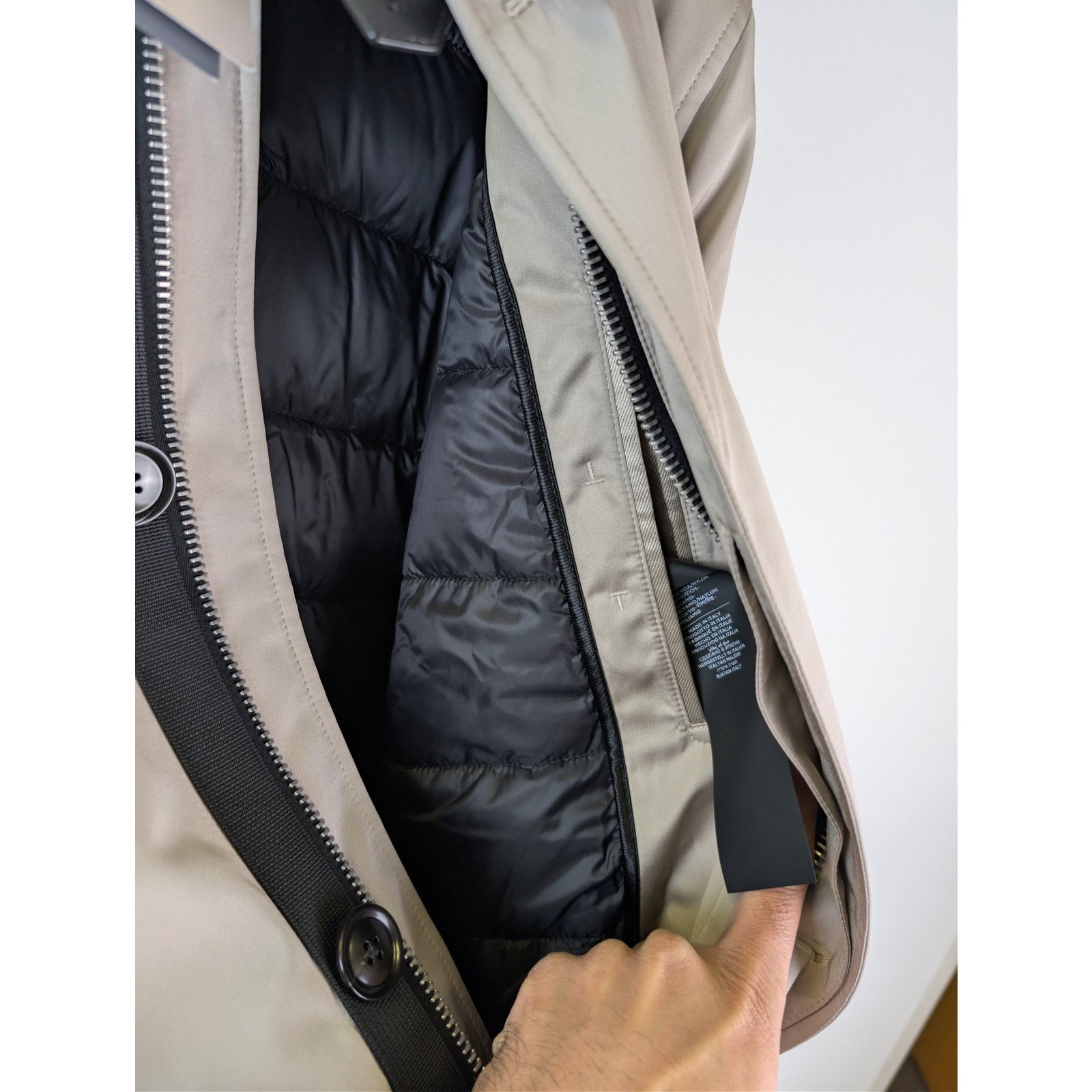 Tom Ford o1rshd1 Sport Formal Outerwear Morning Coat in Beige 54 Size US L / EU 52-54 / 3 - 7 Thumbnail