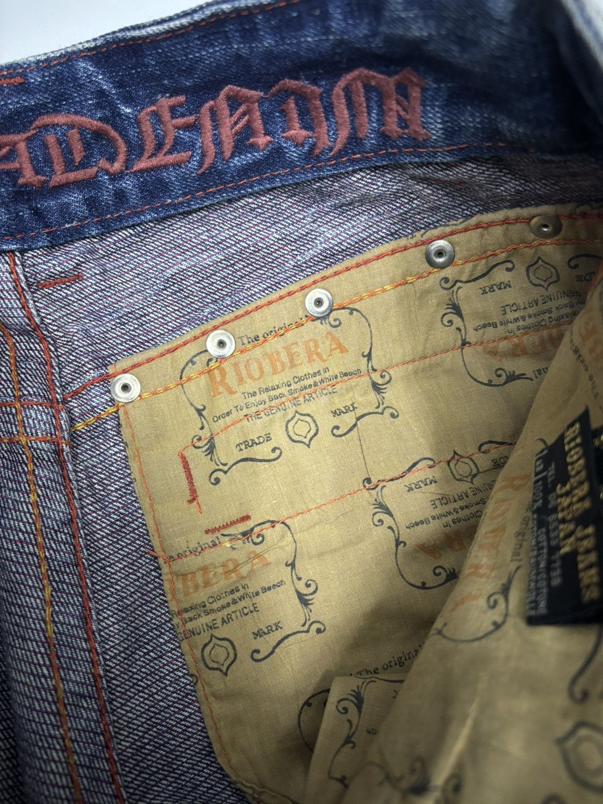 Hysteric Glamour RIOBERA DISTRESSED FLARED BOOTCUT JEANS Size 29" - 11 Thumbnail