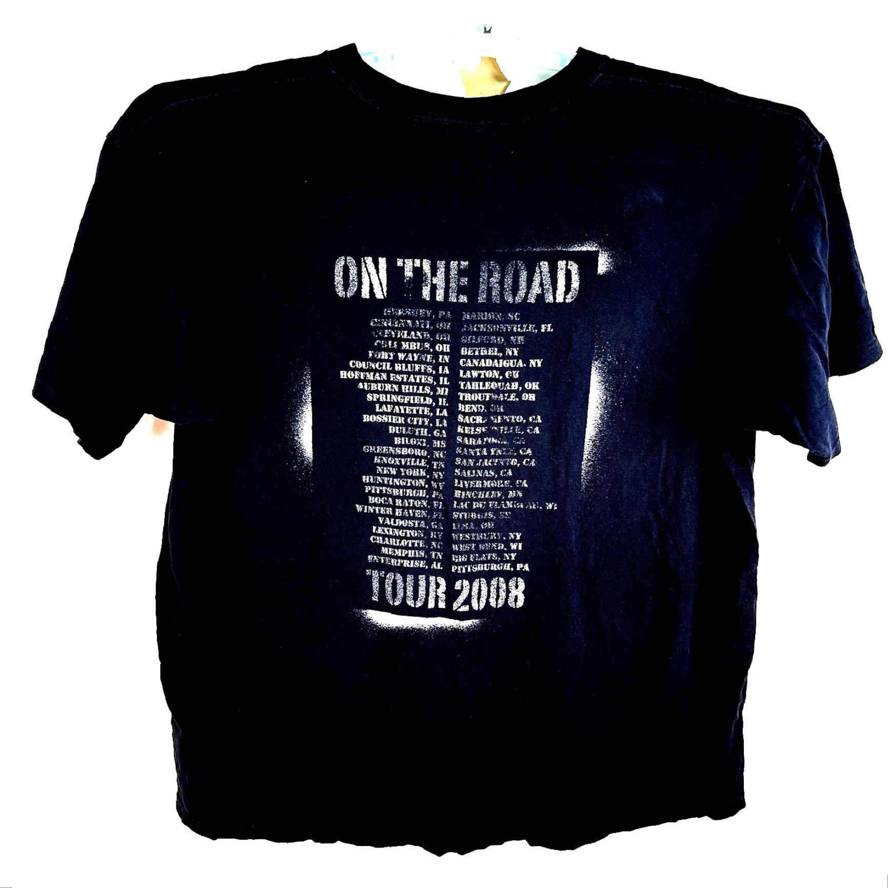 Anvil Lenard Skinner 2008 Tour T-Shirt Mens XL Black Graphic Print 90s Band Music Anvil Size US XL / EU 56 / 4 - 7 Thumbnail