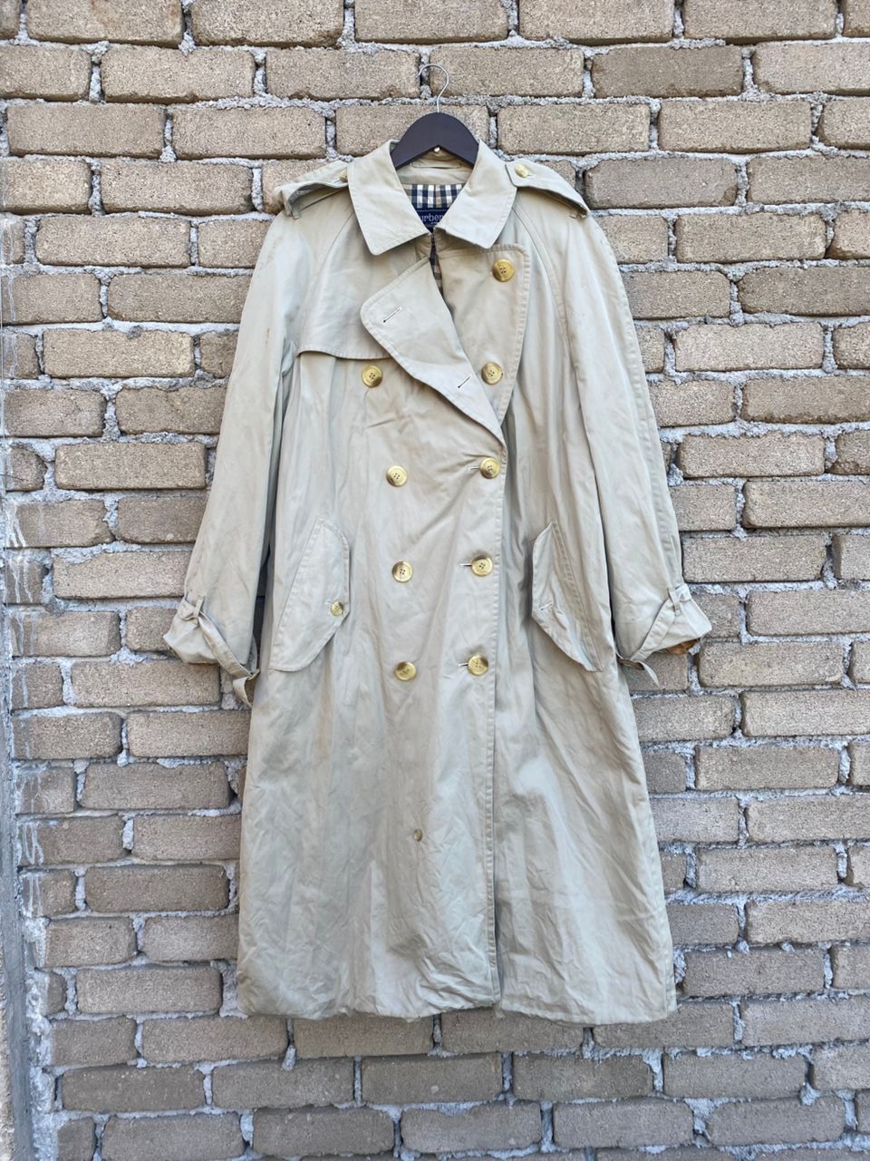 Burberry Prorsum Burberry Prorsum Long Coat Double Breast Size US L / EU 52-54 / 3 - 2 Thumbnail