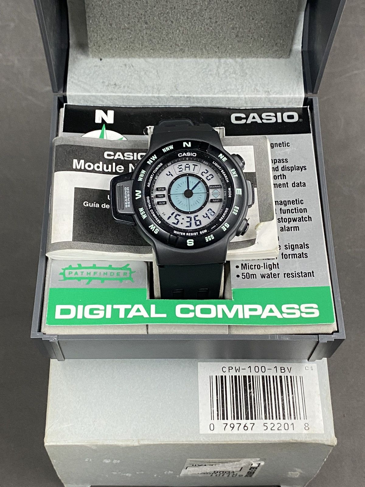 Vintage Rare Vintage CASIO CPW-100 Digital Compass Men’s Watch | Grailed