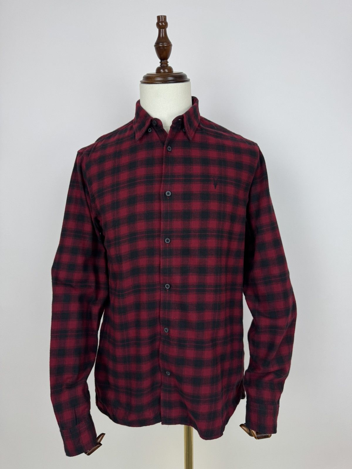 Allsaints Allsaints Chetco LS Plaid flannel shirt Checkered size M Size US M / EU 48-50 / 2 - 1 Thumbnail