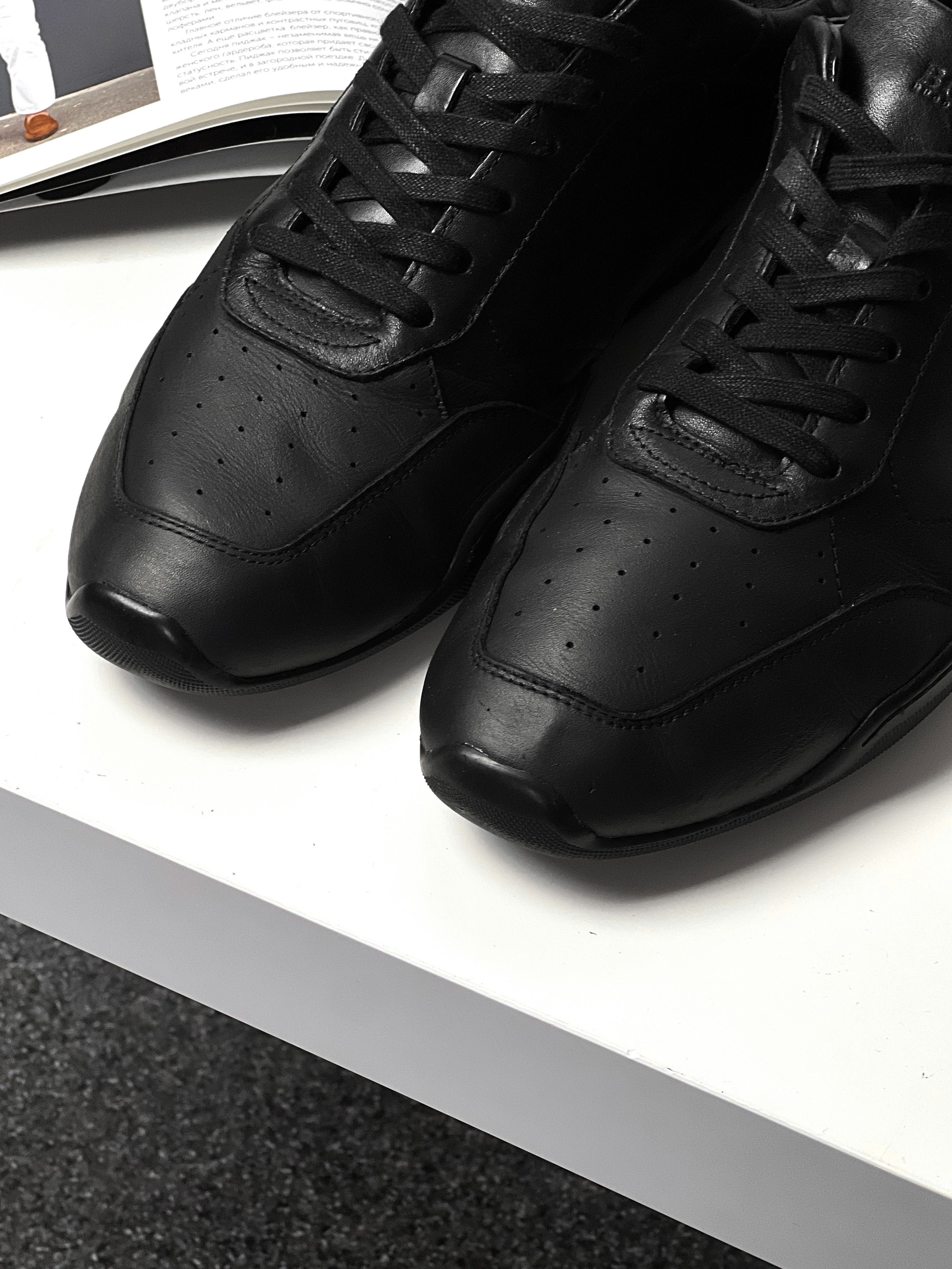 Hugo Boss HUGO BOSS Leather Men`s Shoes Size US 10.5 / EU 43-44 - 7 Thumbnail