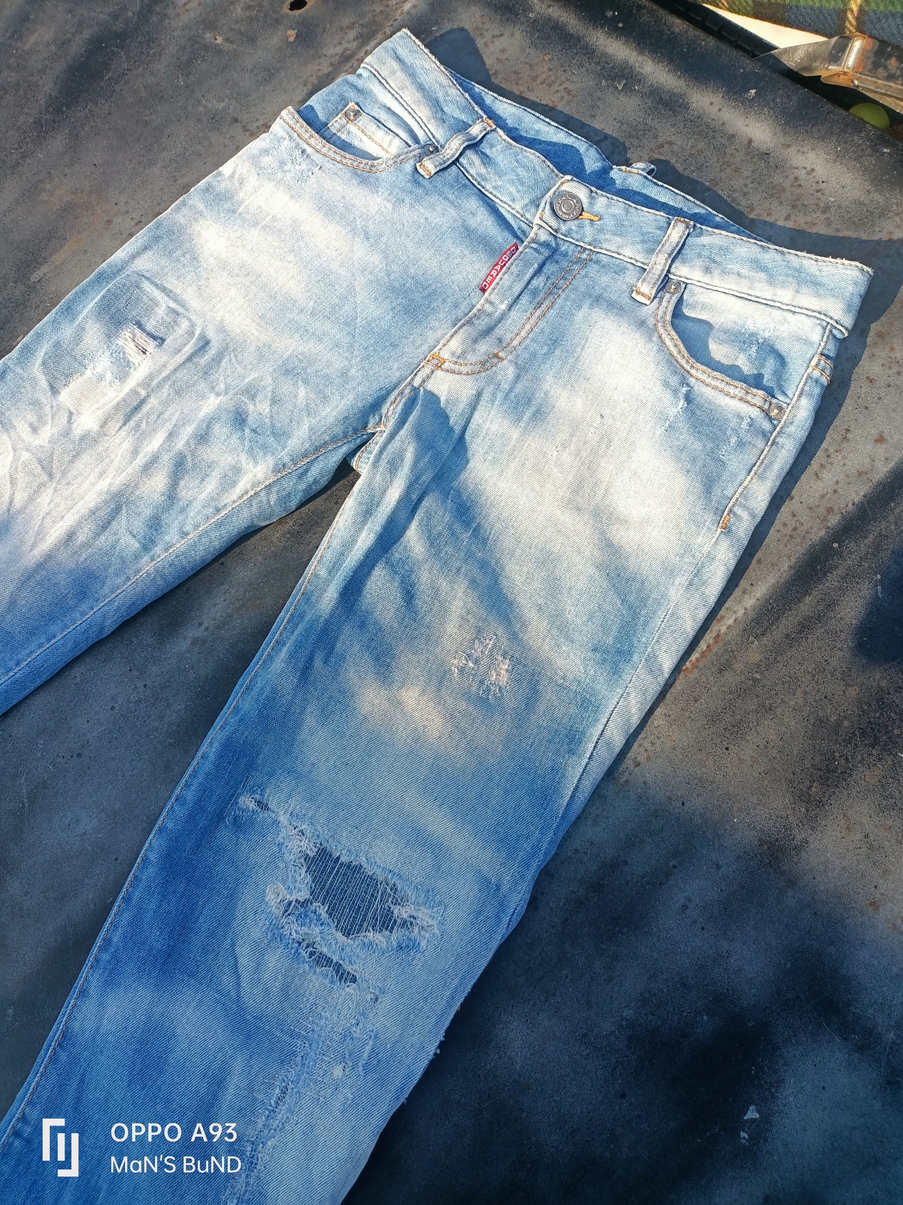 Dsquared2 Distressed DSQUARED2 JEANS Size 38" / US 16 / IT 52 - 4 Thumbnail