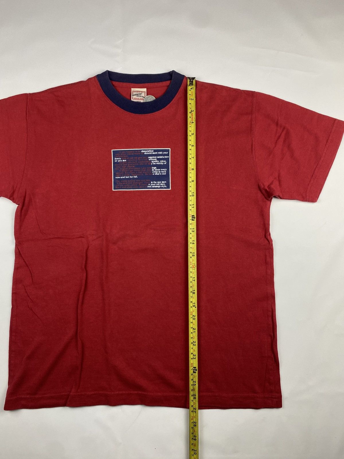 Vintage Vintage Word ringer tshirt Size US L / EU 52-54 / 3 - 5 Thumbnail