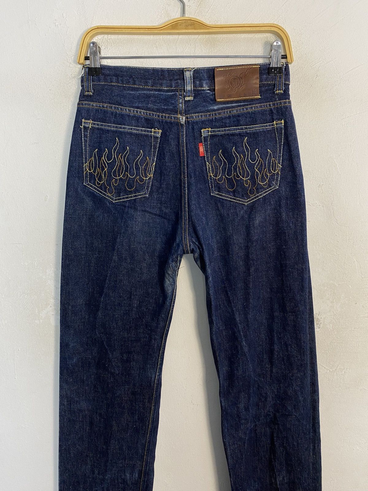 Other Miracle Woman Japan Selvedge Indigo Denim Jeans Straight Cut Size US 28 / EU 44 - 8 Thumbnail