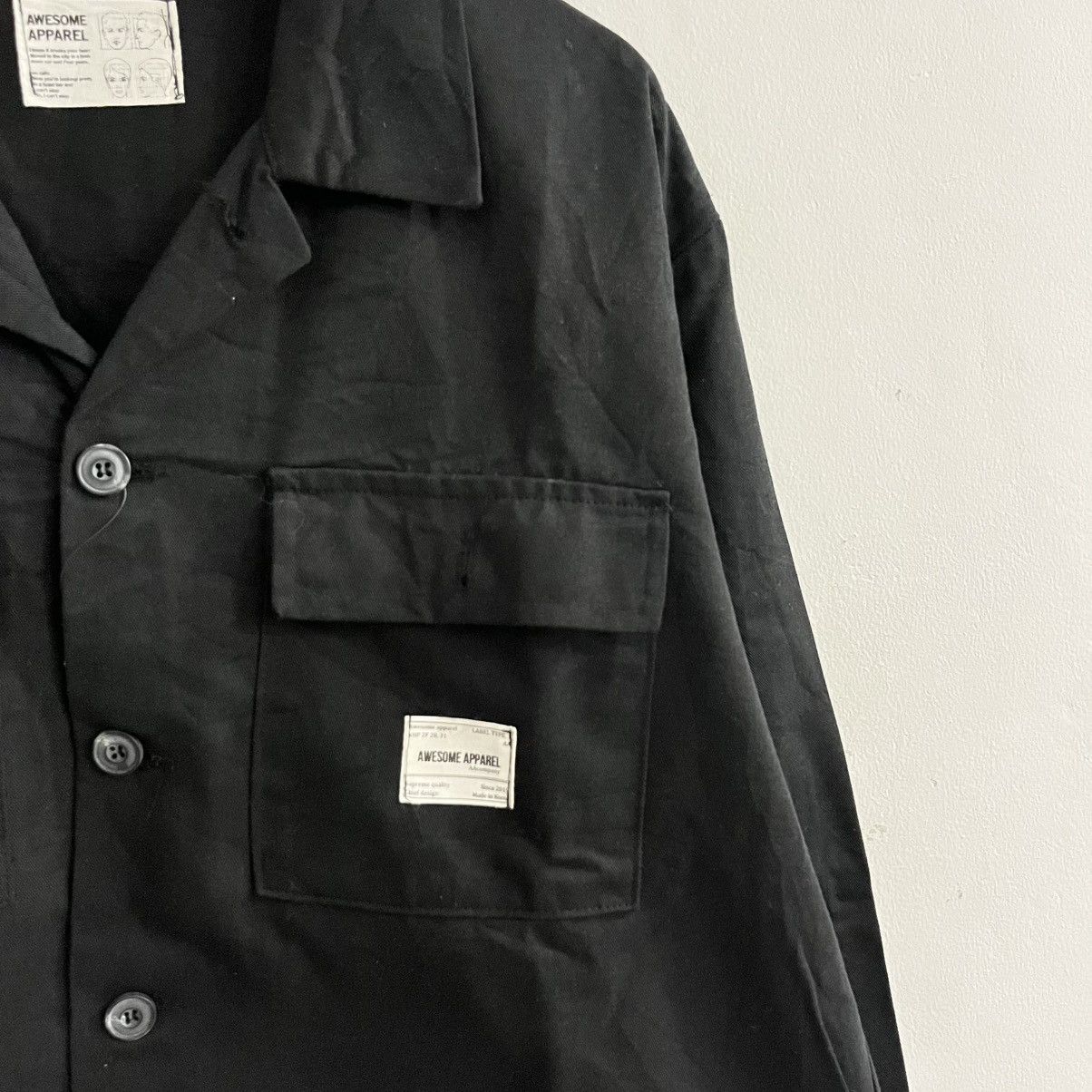 Japanese Brand Awesome Apparel Kanvas Outer Shirt Size US L / EU 52-54 / 3 - 4 Thumbnail