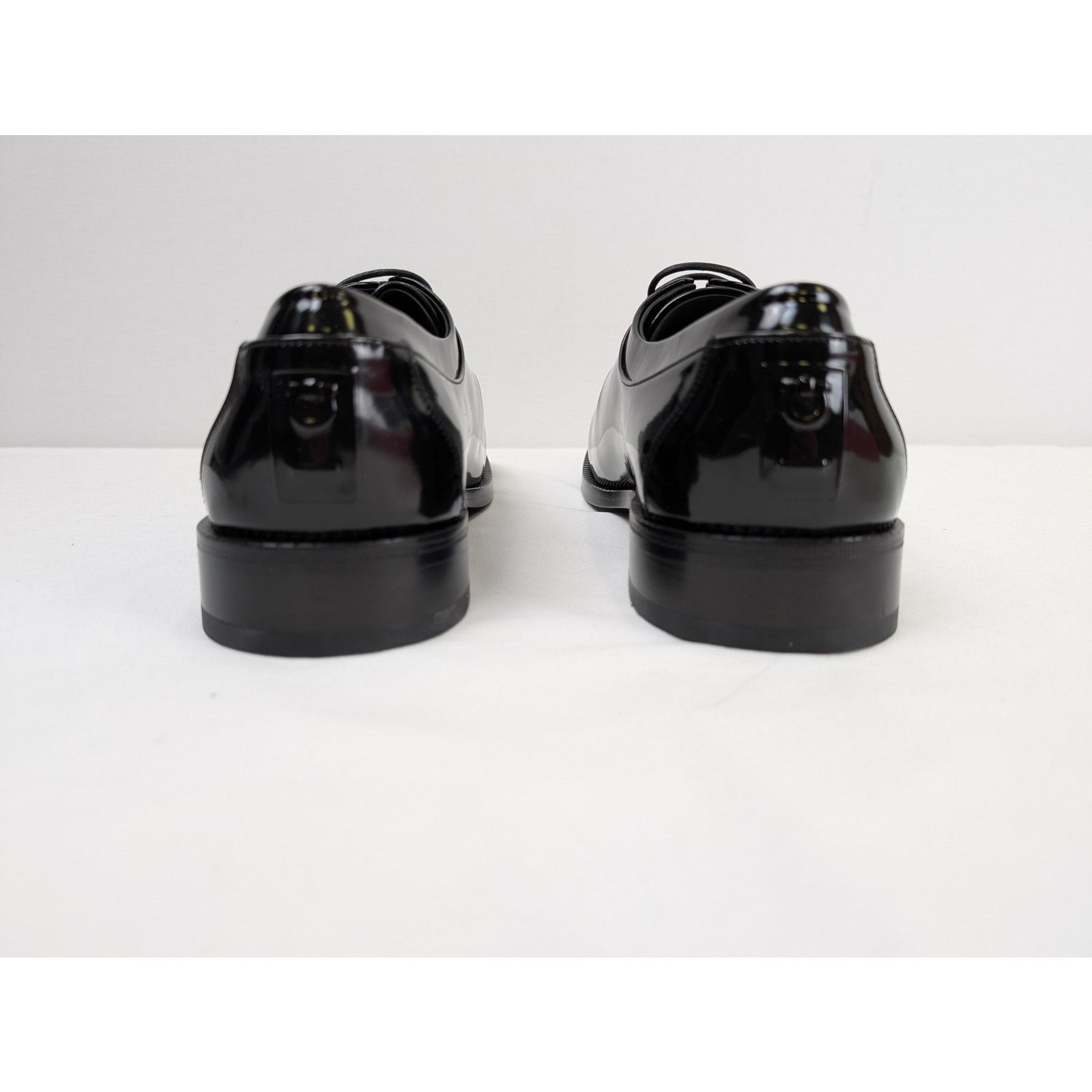 Salvatore Ferragamo o1rshd1 Nero Skin Dinamic Leather Shoe Boots in Noir Size US 10 / EU 43 - 13 Thumbnail