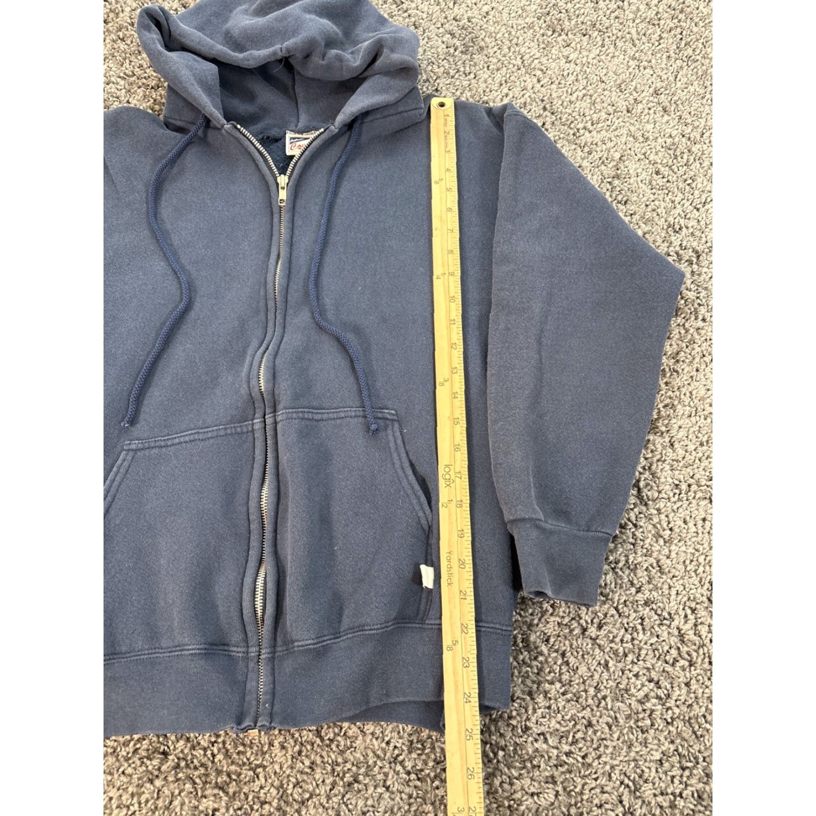 Converse VINTAGE Converse Hoodie Sweatshirt Mens Blue Full Zip M Regular USA Chuck Taylor Sweatshirt Hoodie Mens Blue Full Zip USA M Size US M / EU 48-50 / 2 - 2 Thumbnail