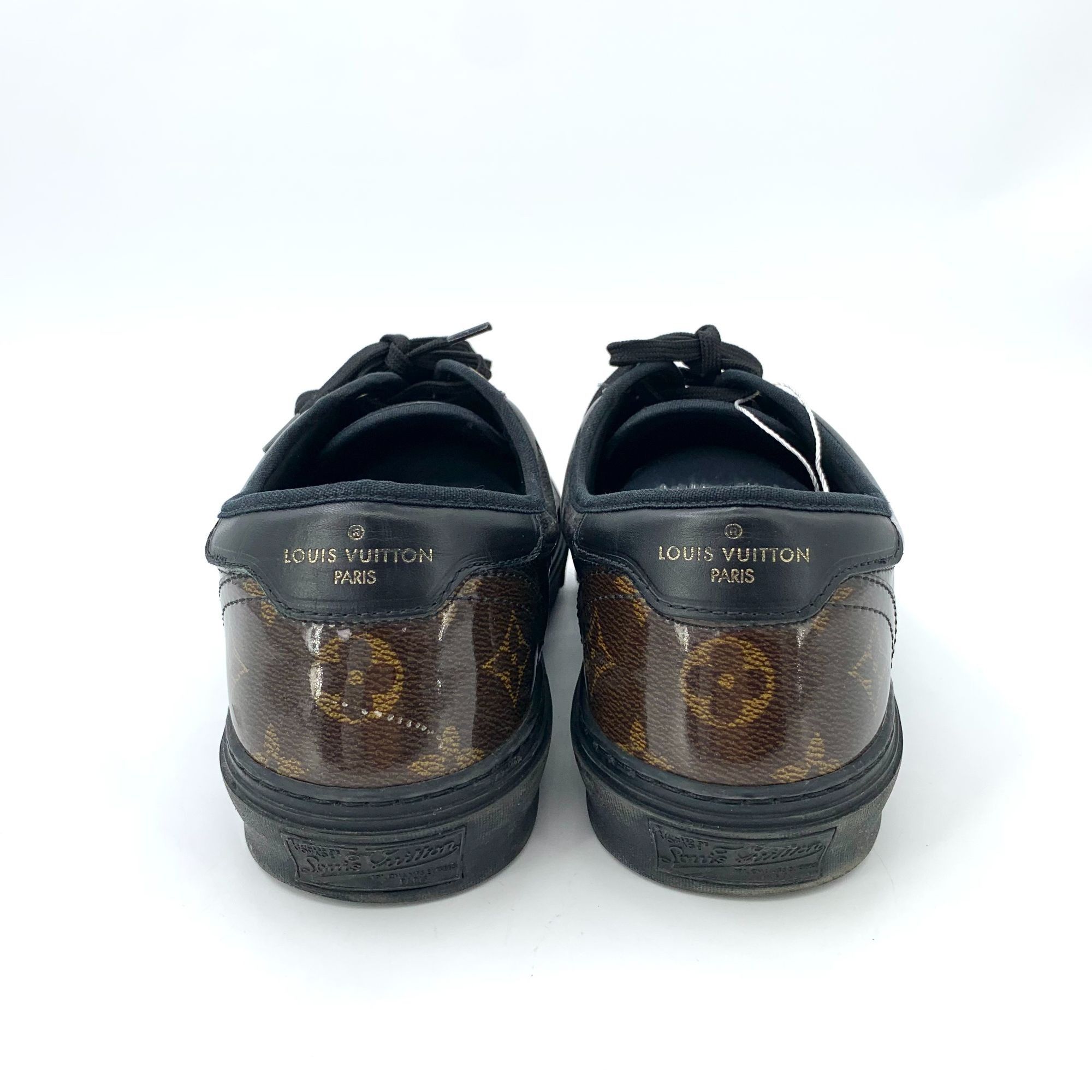 Louis Vuitton Louis Vuitton Monogram Brown & Black Low-Top Sneakers Size US 8 / EU 41 - 3 Thumbnail