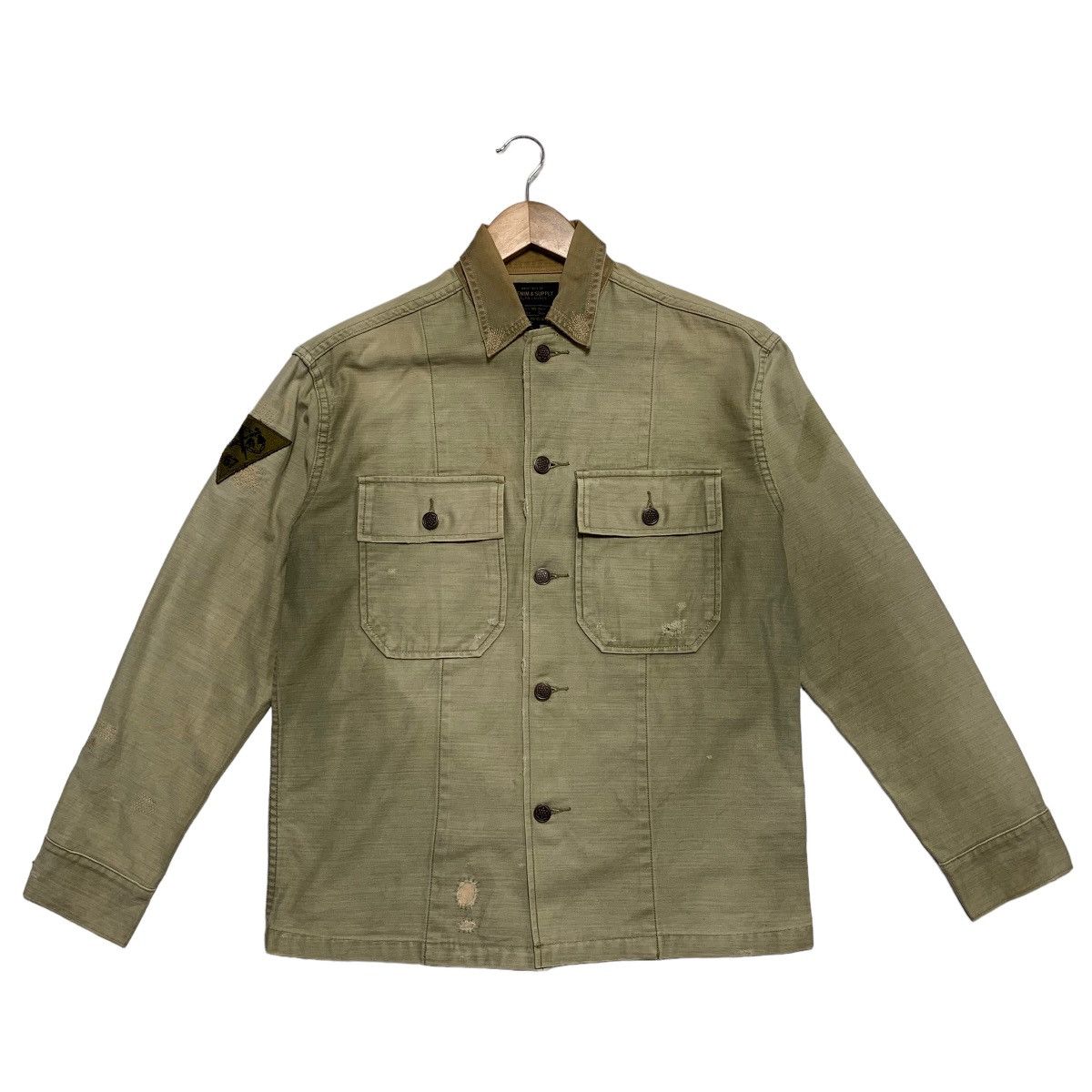 Denim & Supply Ralph Lauren Denim & Supply Ralph Lauren Military Distressed Jacket Size US S / EU 44-46 / 1 - 1 Thumbnail