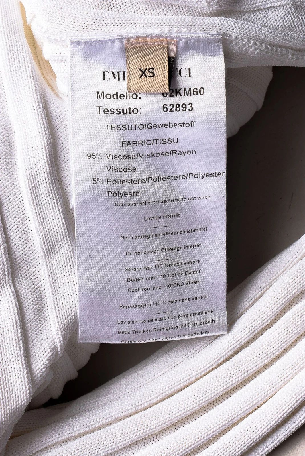 Emilio Pucci Women's Emilio Pucci Faux Pearl Beaded Knit Sweater Top Size XS / US 0-2 / IT 36-38 - 4 Thumbnail