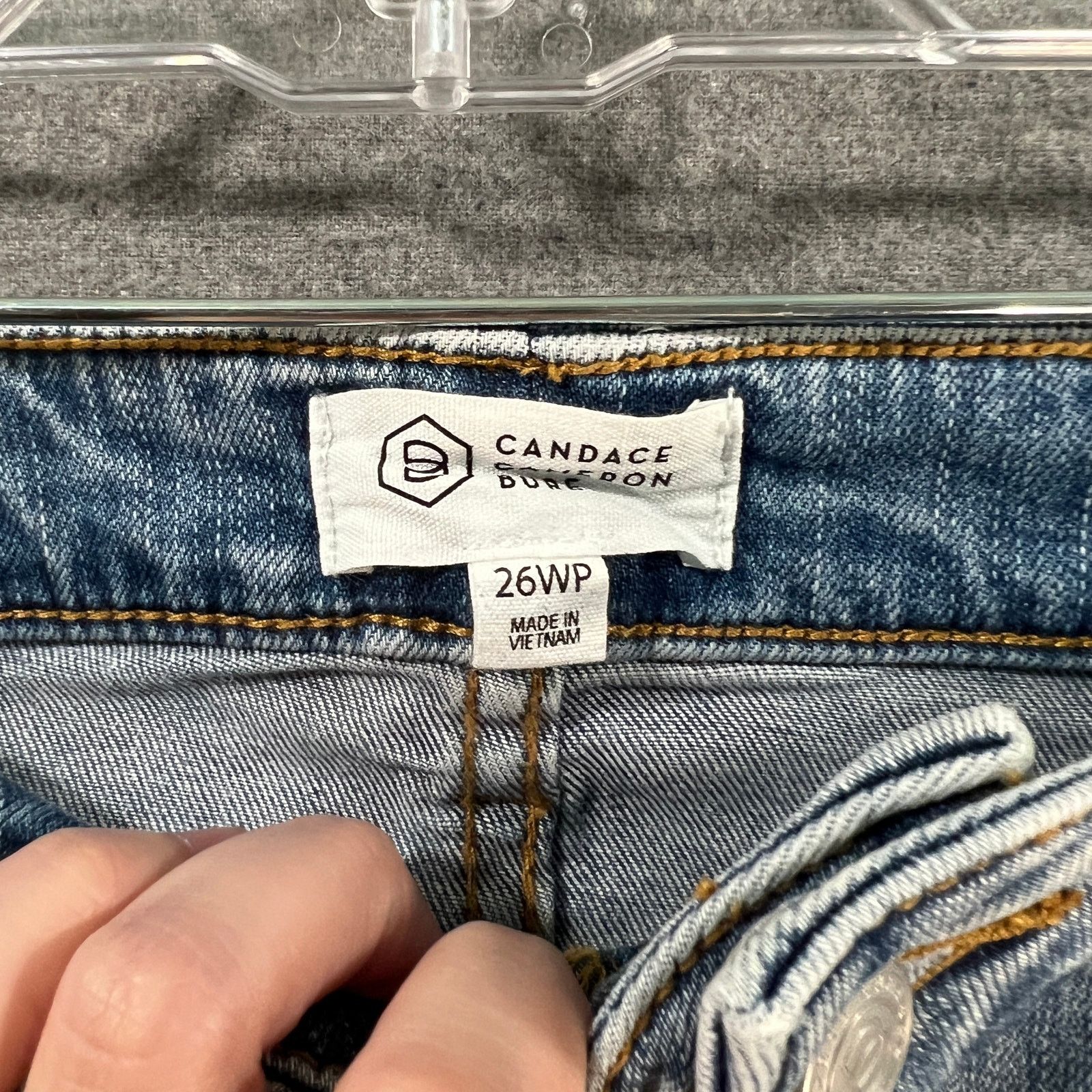 Other Candace Cameron Bure Denim Straight Leg Jeans Malibu Light Size 26" / US 2 / IT 38 - 3 Thumbnail