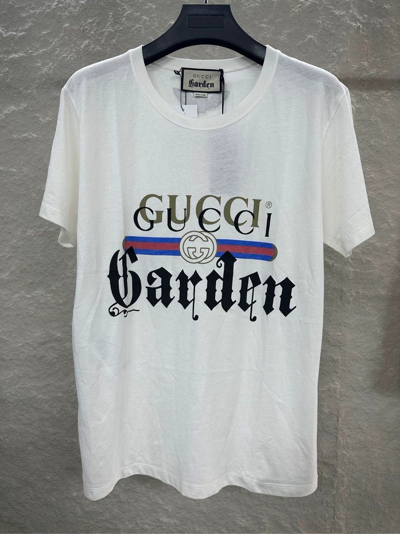 Gucci GucciWhite graffiti letter printed short-sleeved T-shirt 25 Size US S / EU 44-46 / 1 - 1 Thumbnail